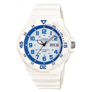 Casio MRW-200HC-7B2 White Resin Strap Watch for Men