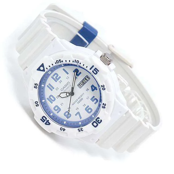 Casio MRW-200HC-7B2 White Resin Strap Watch for Men