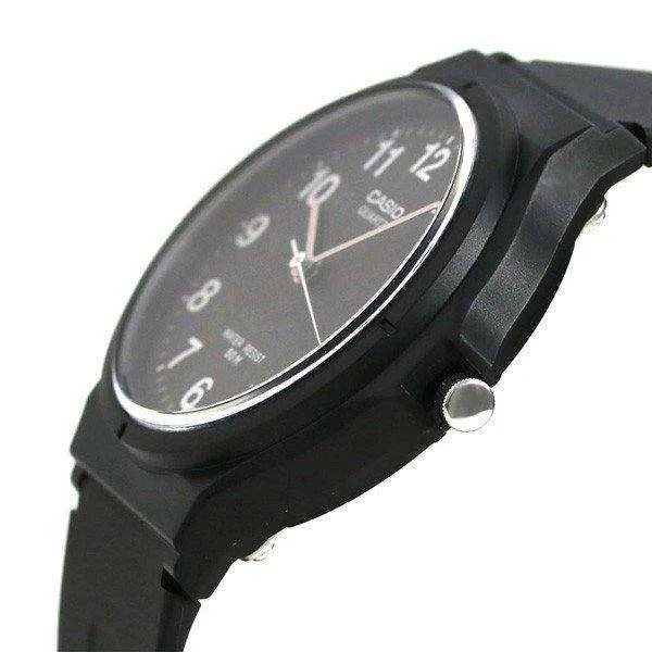 Casio MW-59-1BVDF Black Resin Strap Watch for Men