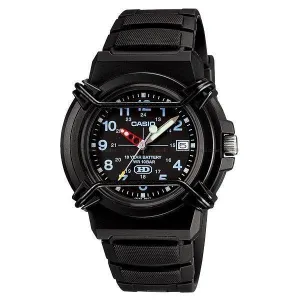 Casio Standard HDA-600B-1BVDF Black Resin Watch for Men and Women