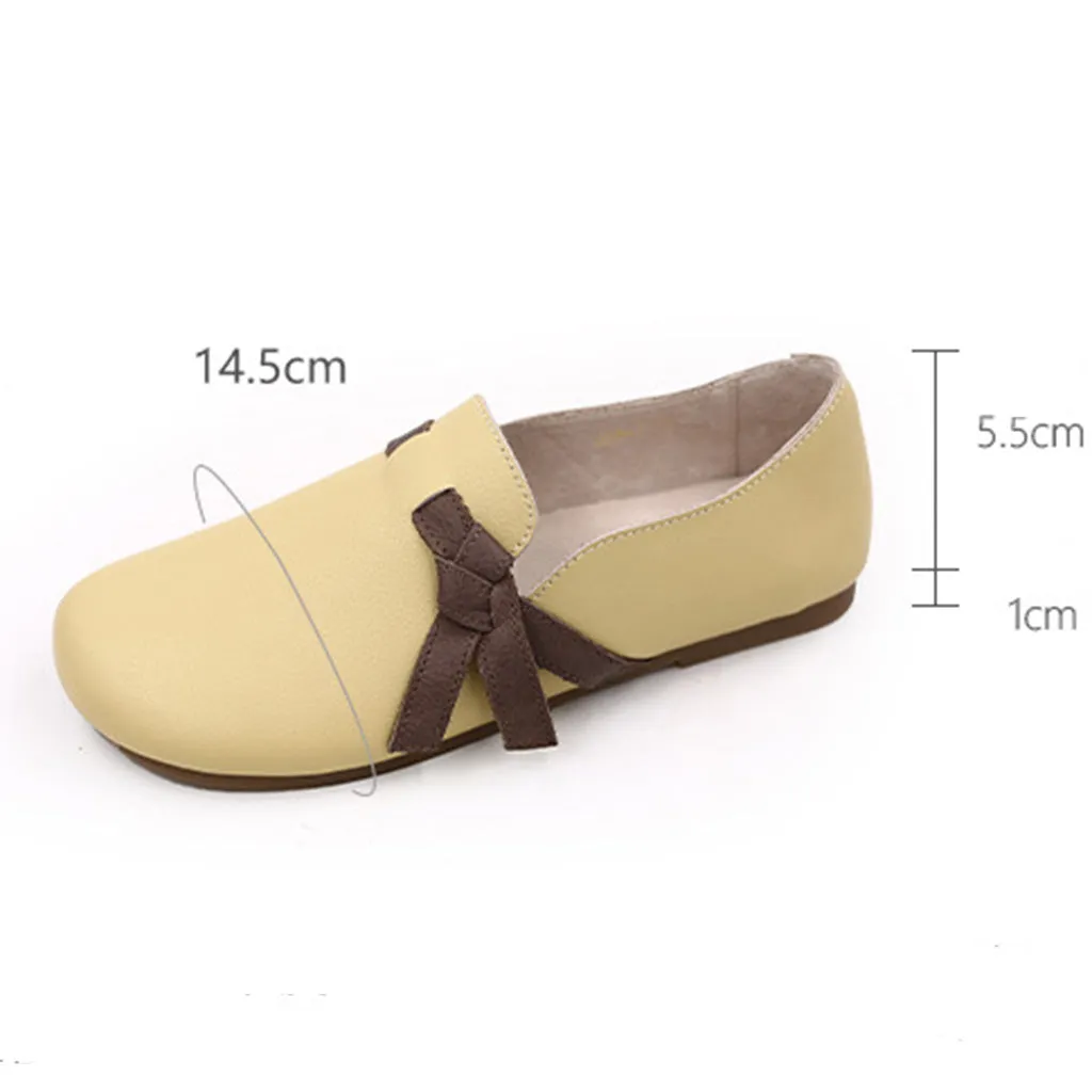 Casual Handmade Flat Leather Women's Shoes | Gift Shoes