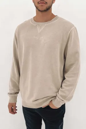 Centre Logo Crew Sweat Stone