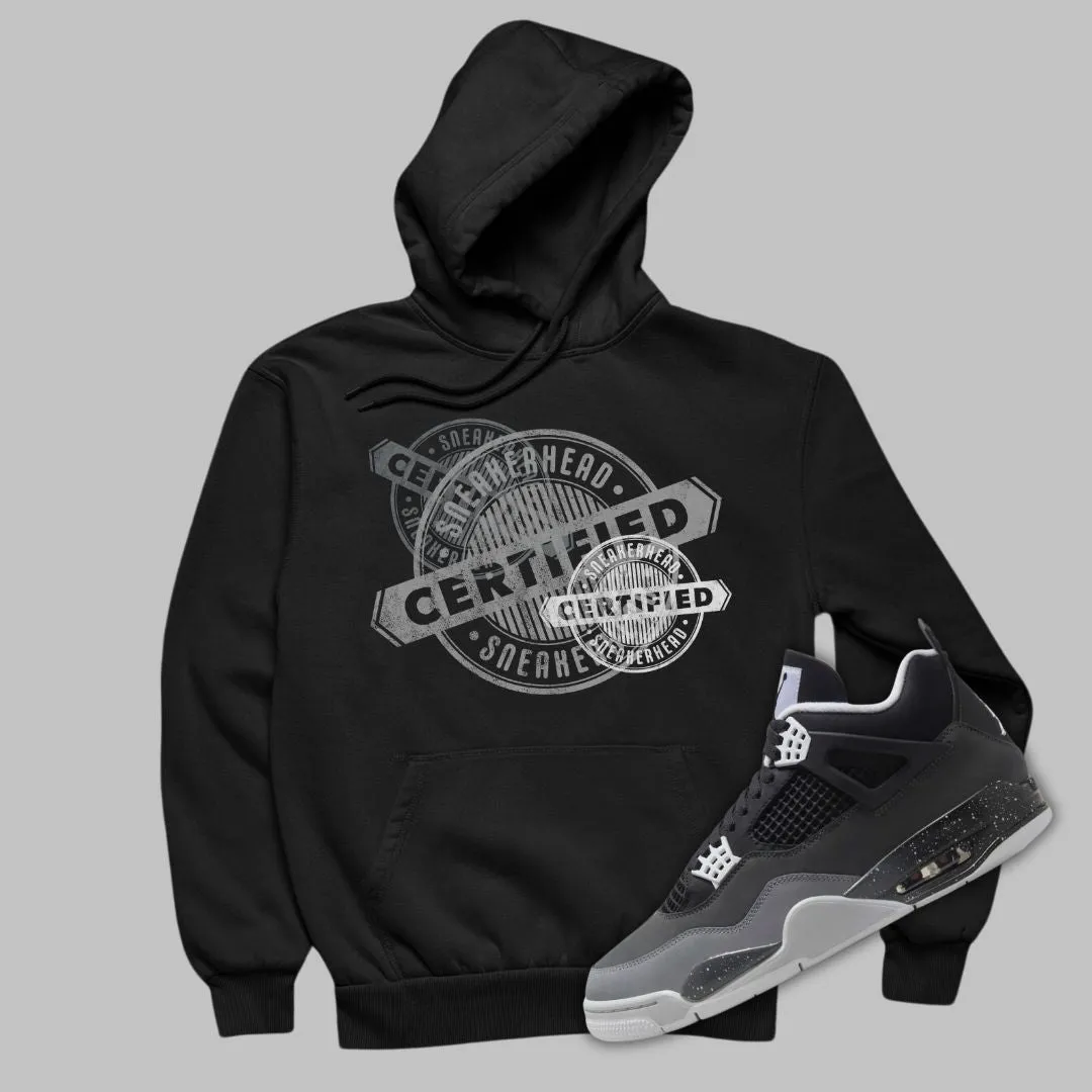 Certified Sneakerhead Hoodie Matching Jordan 4 Fear 2024