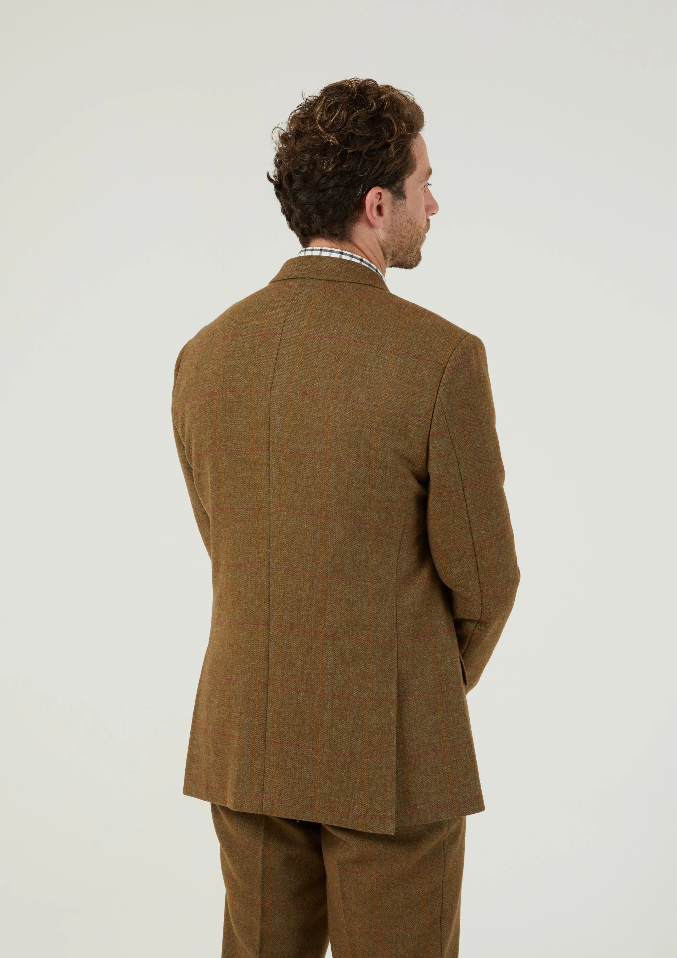 Combrook Men's Tweed Sports Blazer In Hawthorn - Regular Fit