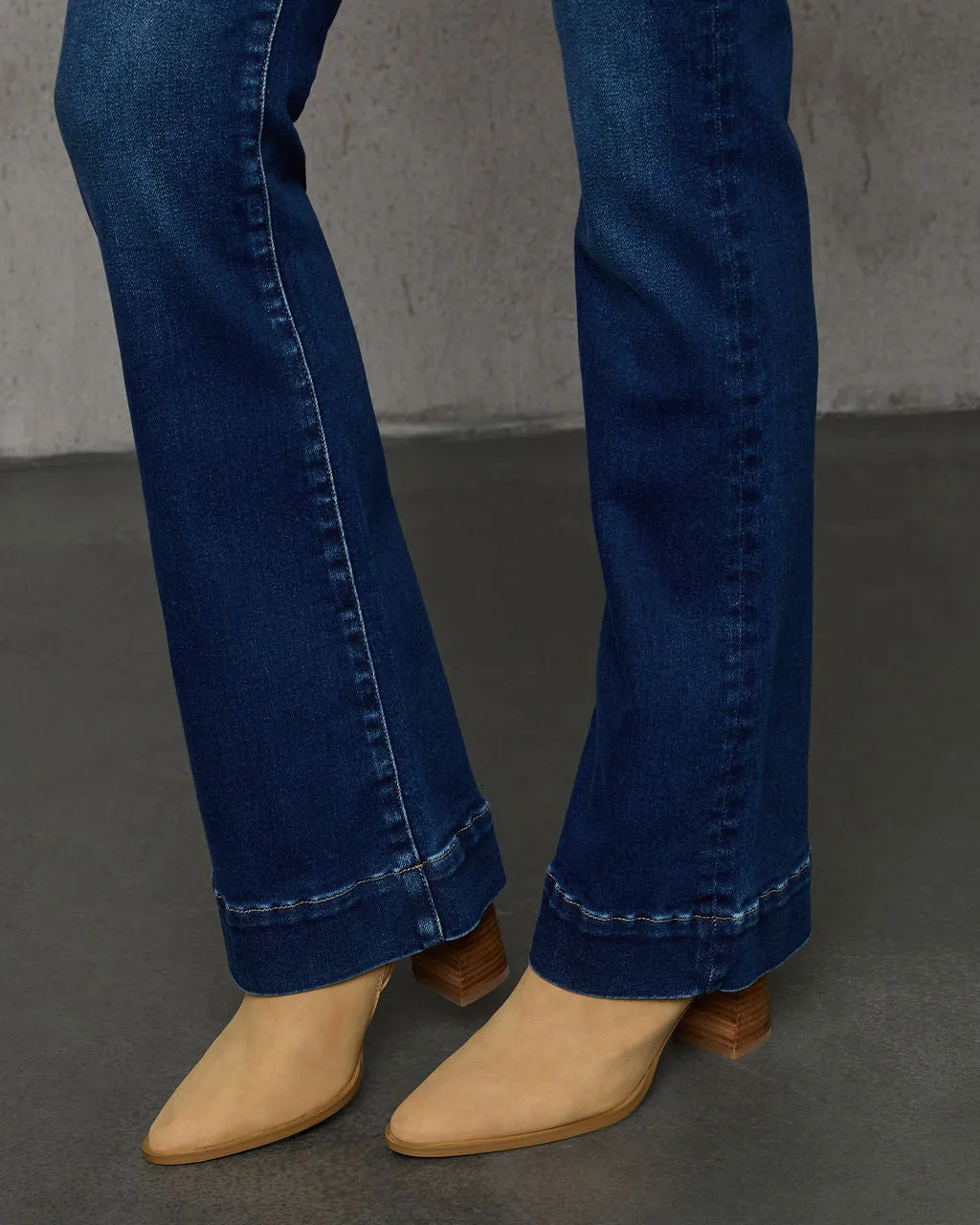 Coraline Mid Rise Flare Jeans