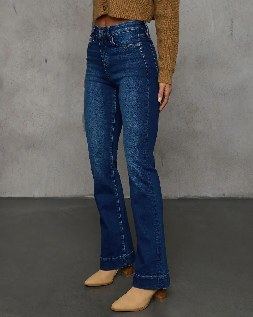 Coraline Mid Rise Flare Jeans