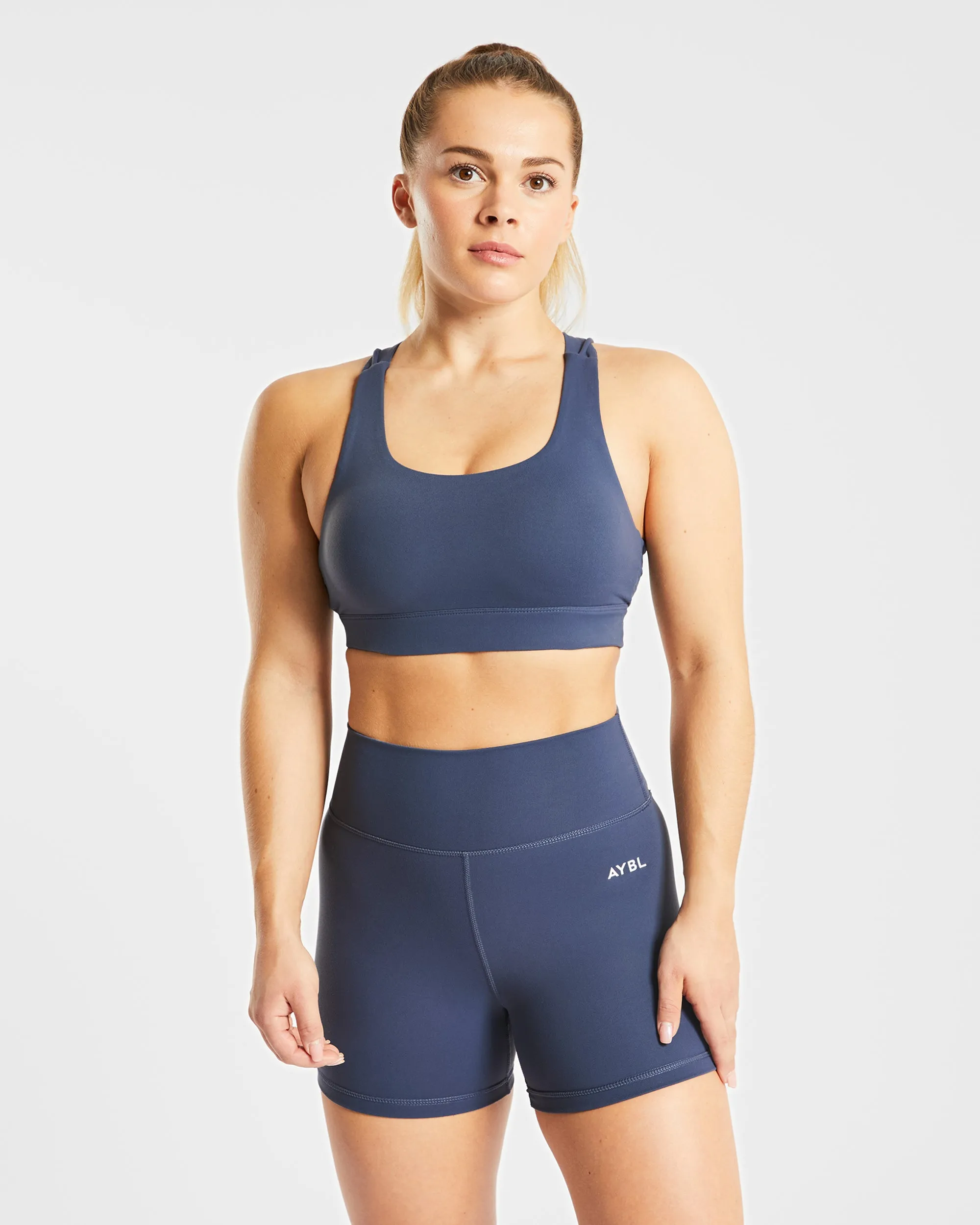 Core Sports Bra - Navy Blue