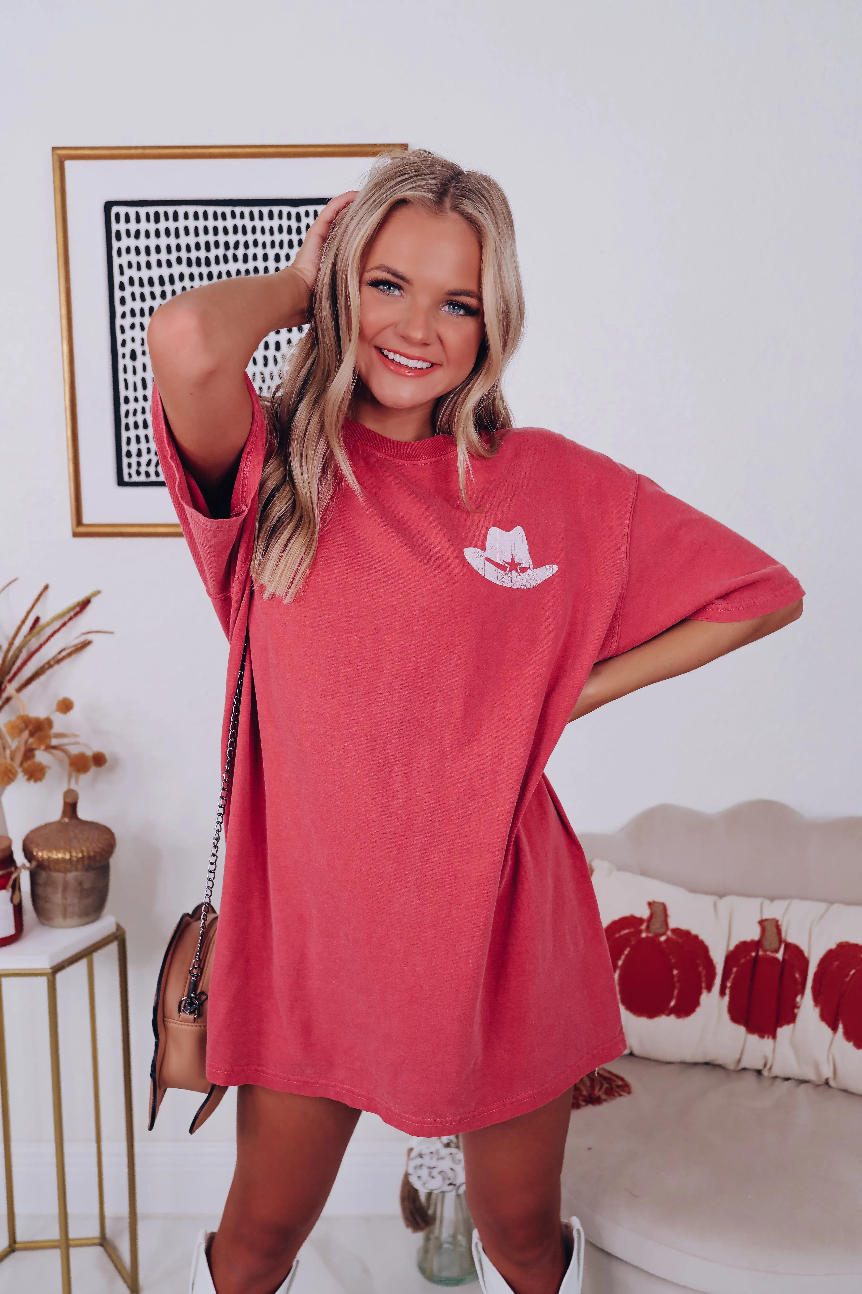 Cowboy Baby Graphic Tee - Red