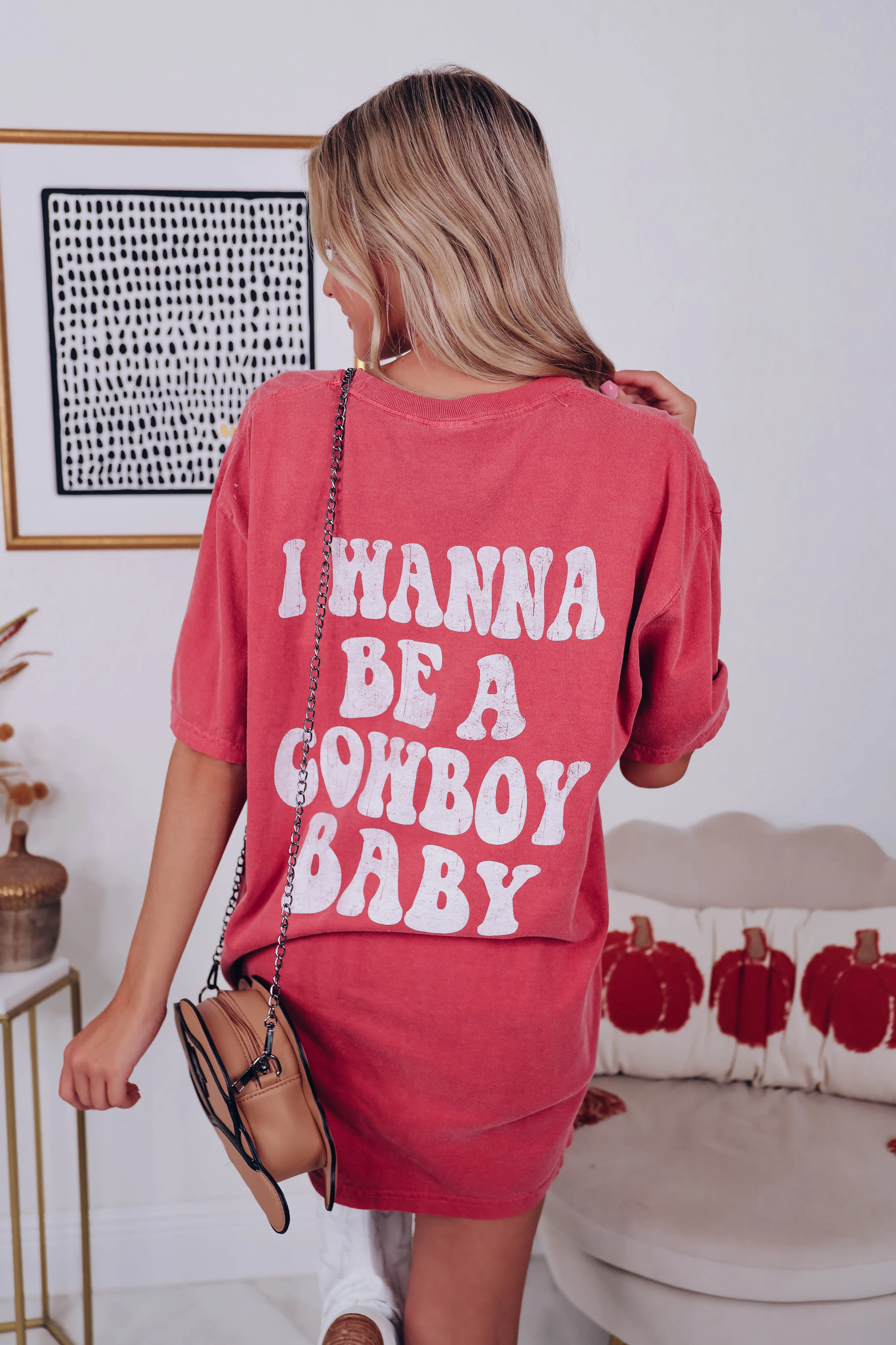 Cowboy Baby Graphic Tee - Red