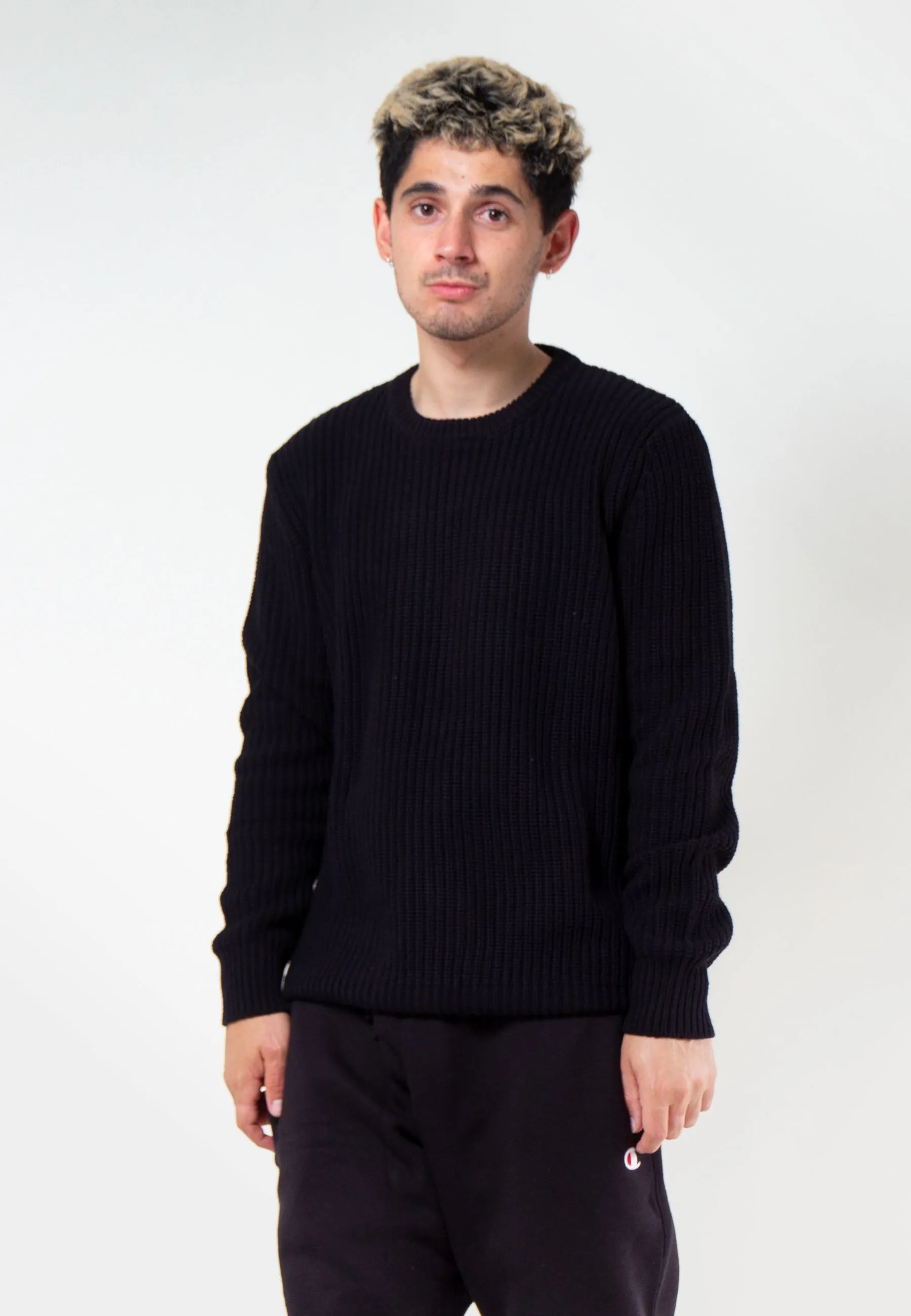 Crew Knit - black