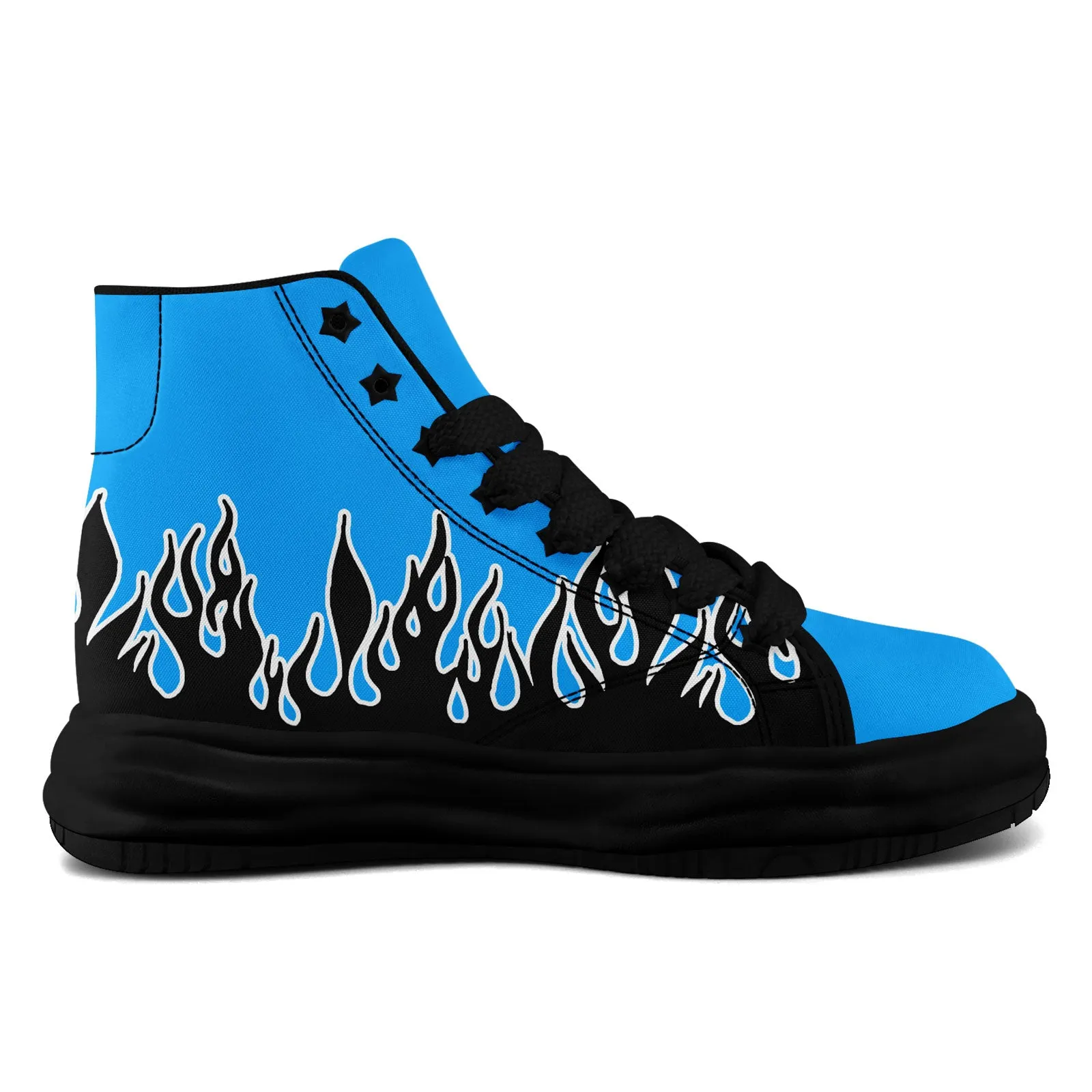 Custom Black Blue Carolina Firesoul Shoes Personalized Sneaker FN039-D020272-5