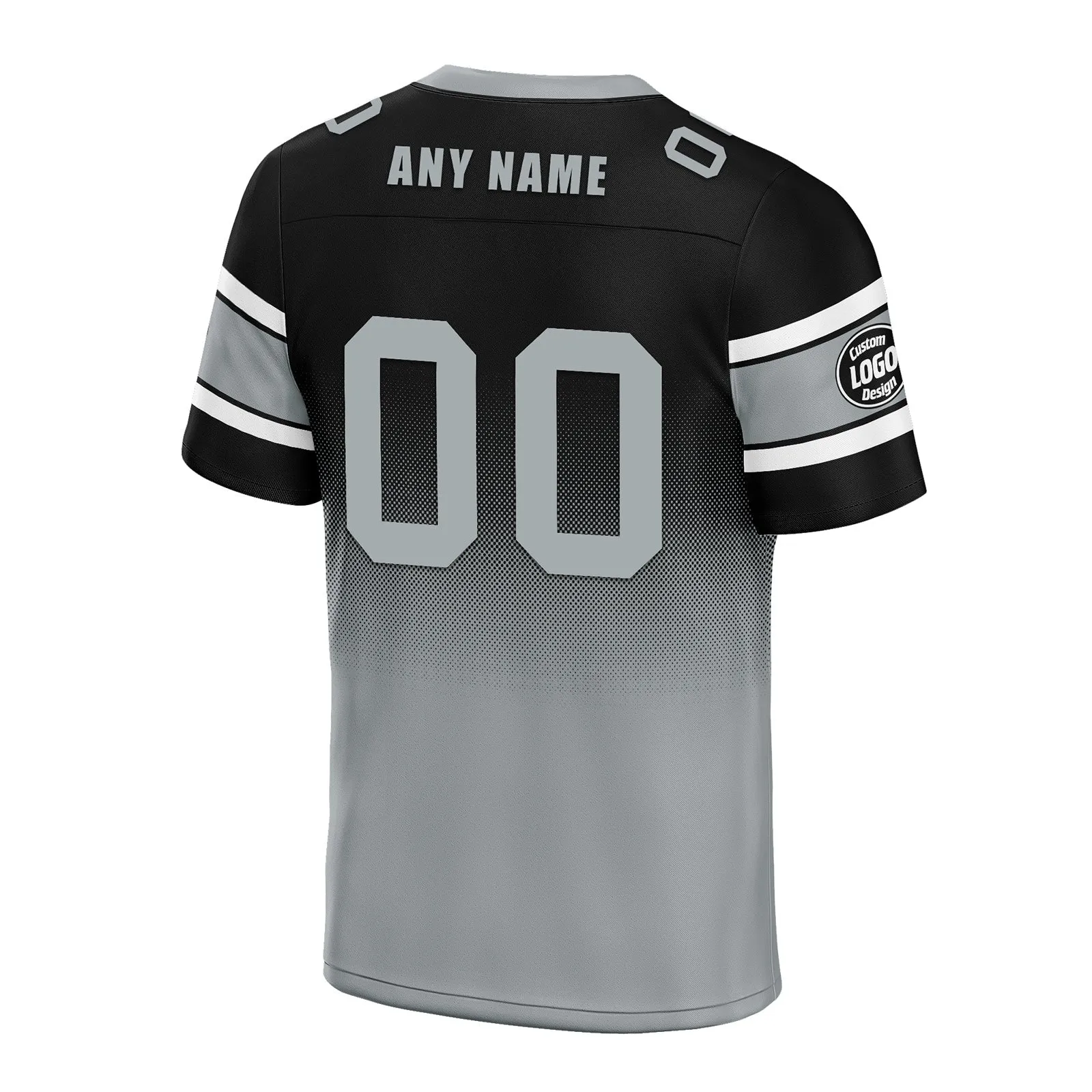 Custom Black Gray Las Vegas Football Jersey and Hat Combo Offer Personalized Combo ZH-D020326-20