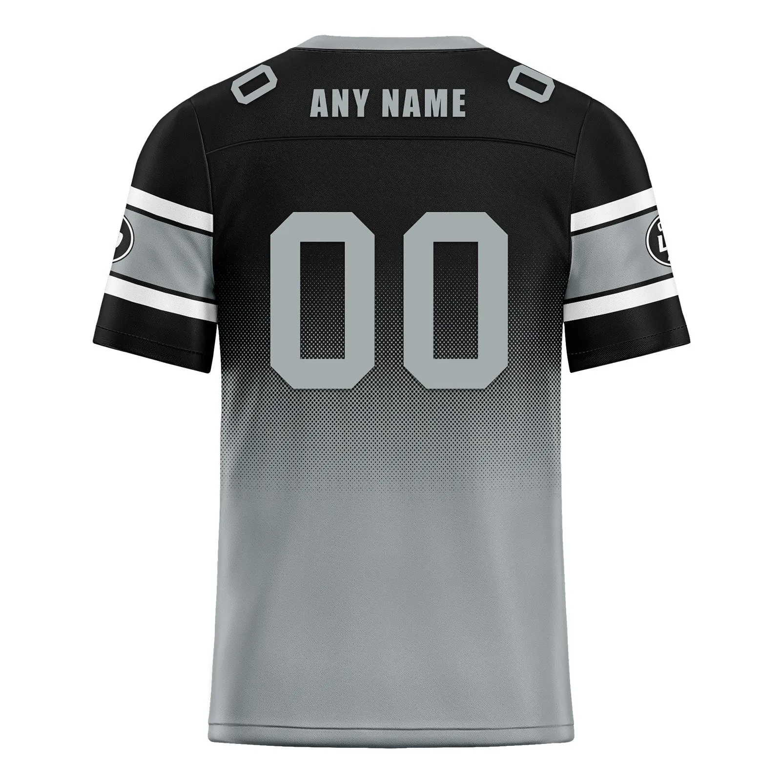 Custom Black Gray Las Vegas Football Jersey and Hat Combo Offer Personalized Combo ZH-D020326-20