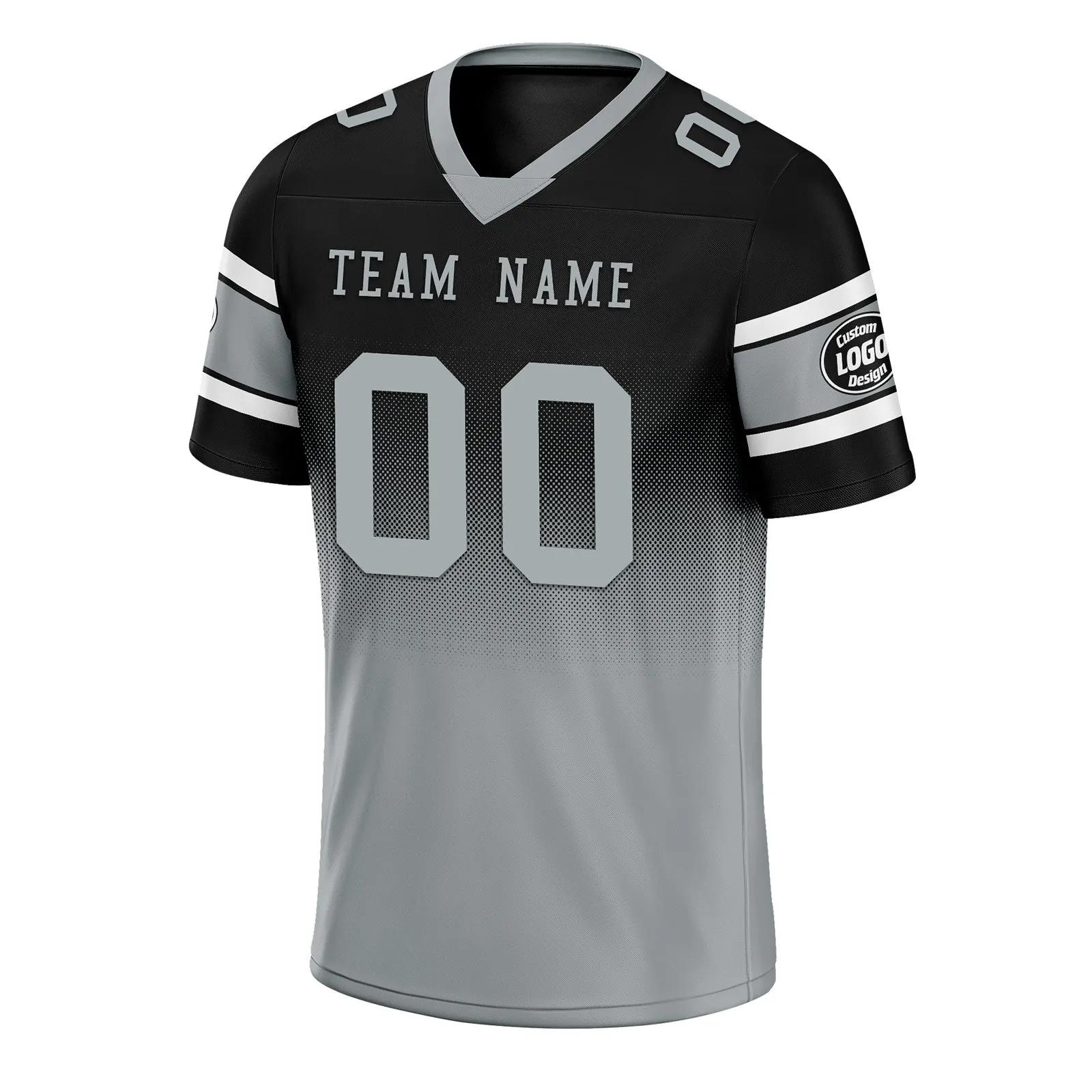 Custom Black Gray Las Vegas Football Jersey and Hat Combo Offer Personalized Combo ZH-D020326-20