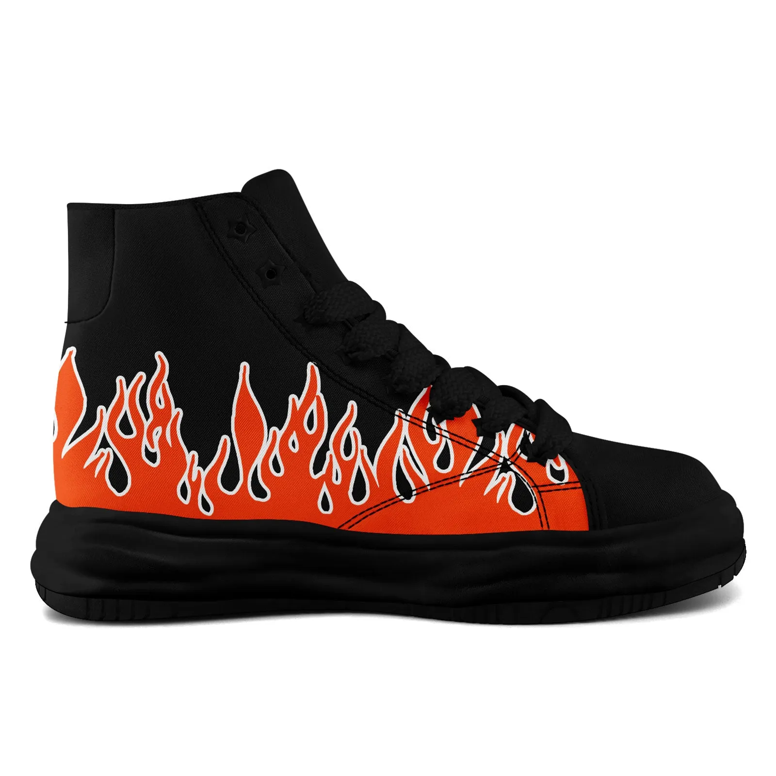 Custom Black Orange Cincinnati Firesoul Shoes Personalized Sneaker FN039-D020272-6