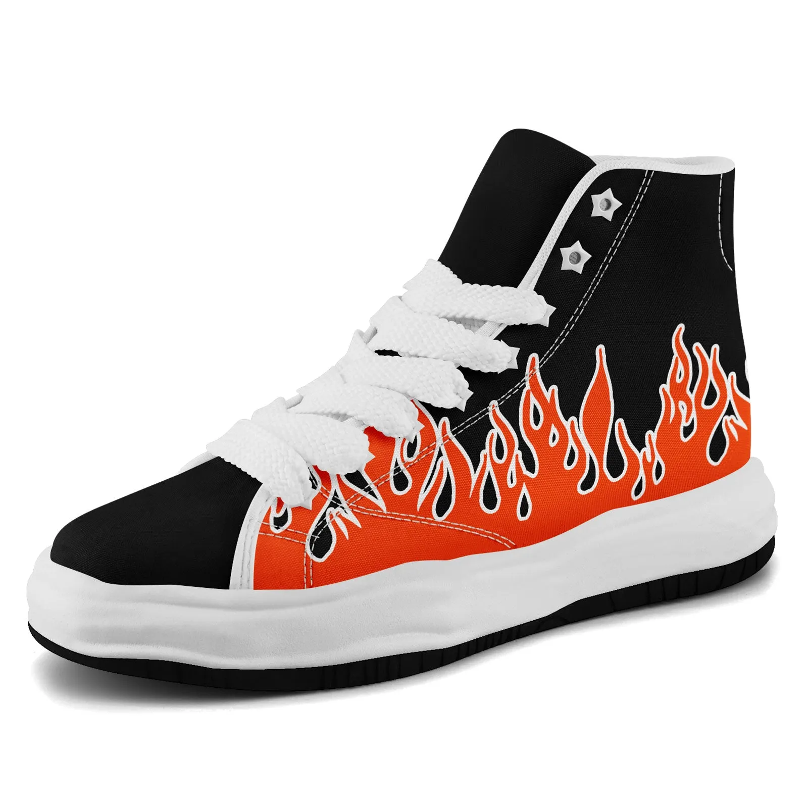 Custom Black Orange Cincinnati Firesoul Shoes Personalized Sneaker FN039-D020272-6