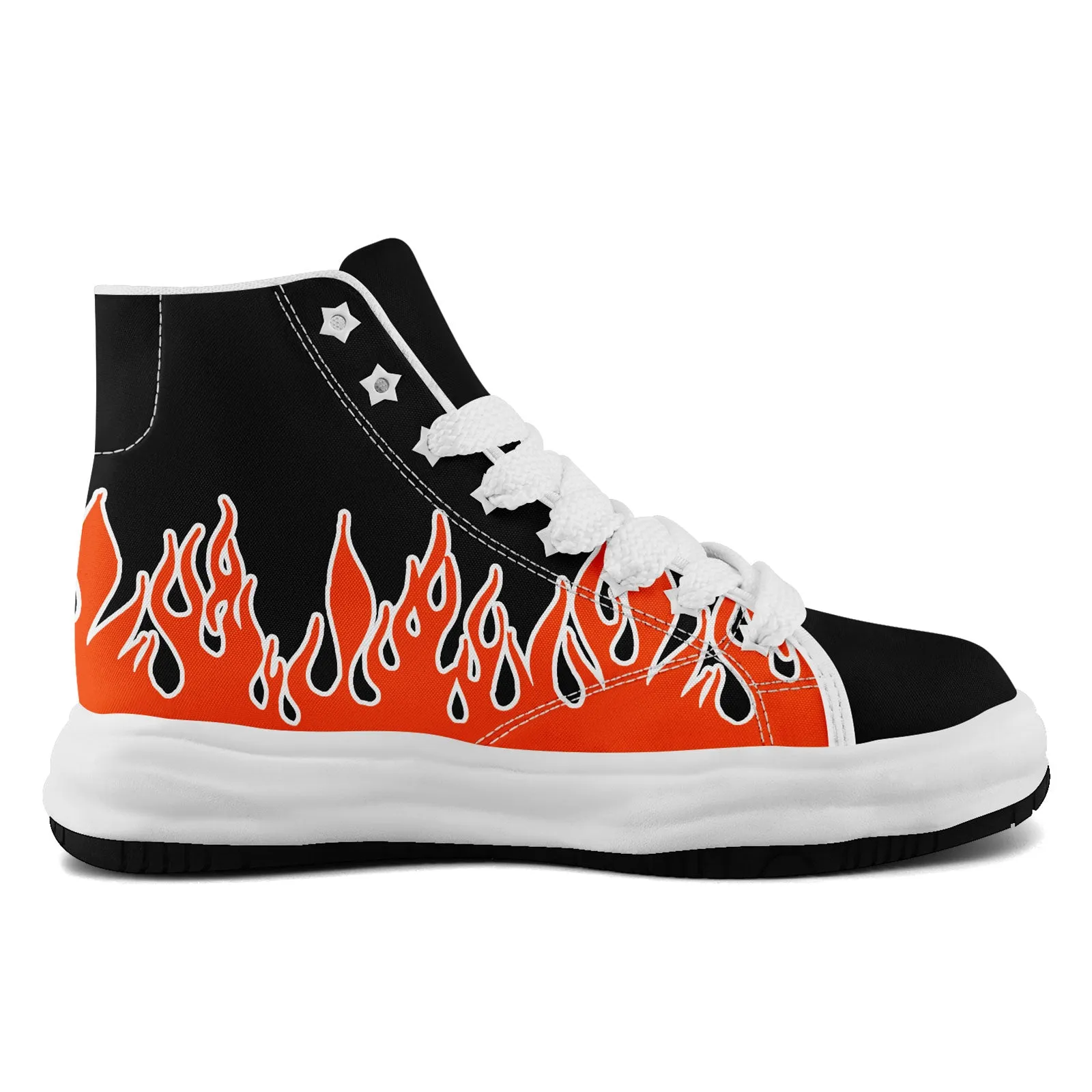 Custom Black Orange Cincinnati Firesoul Shoes Personalized Sneaker FN039-D020272-6