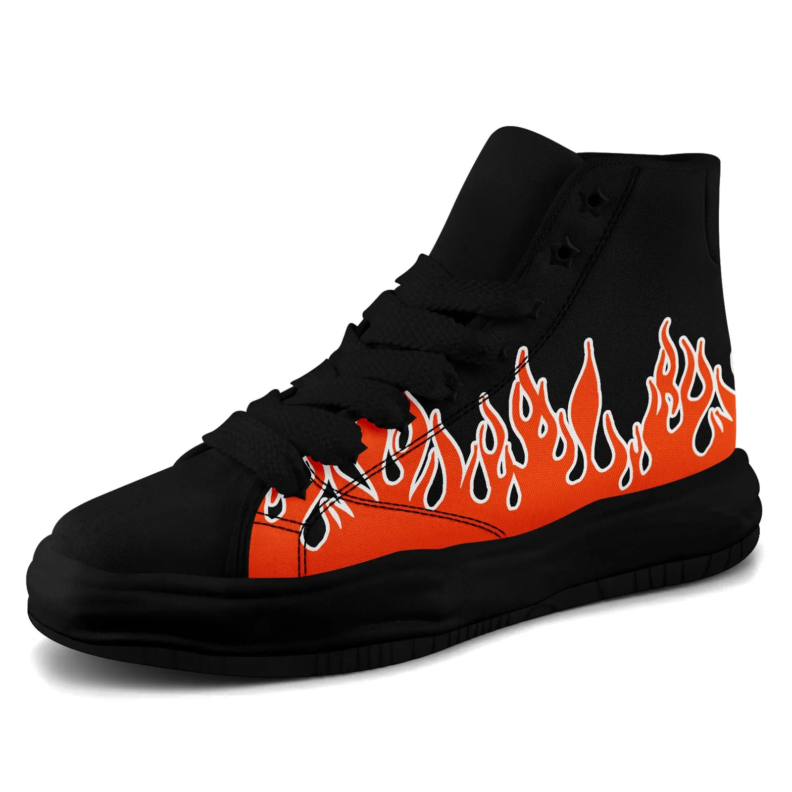 Custom Black Orange Cincinnati Firesoul Shoes Personalized Sneaker FN039-D020272-6