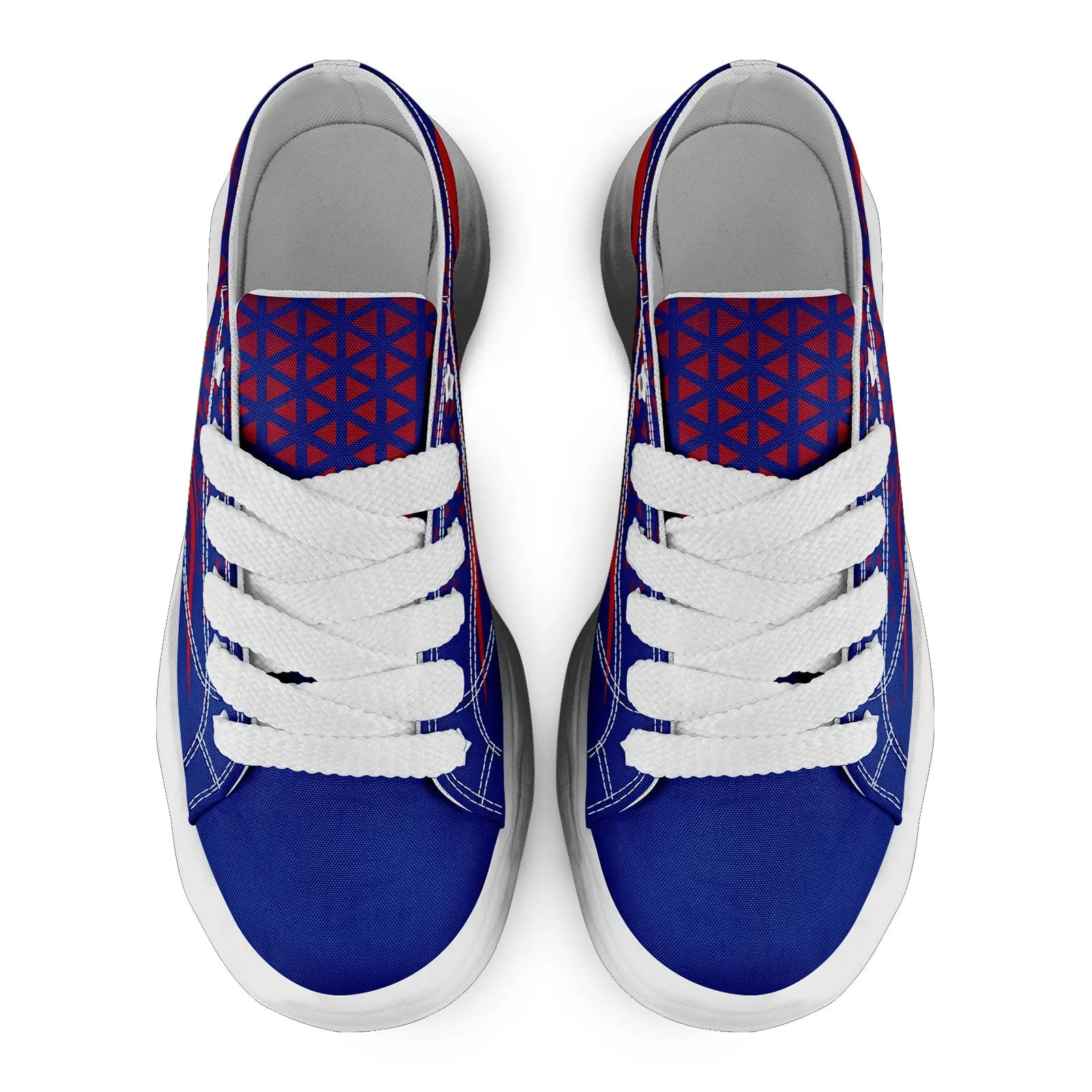 Custom Blue Red New York Shoes Personalized Sneaker FN038-D023003-4 Custom Online