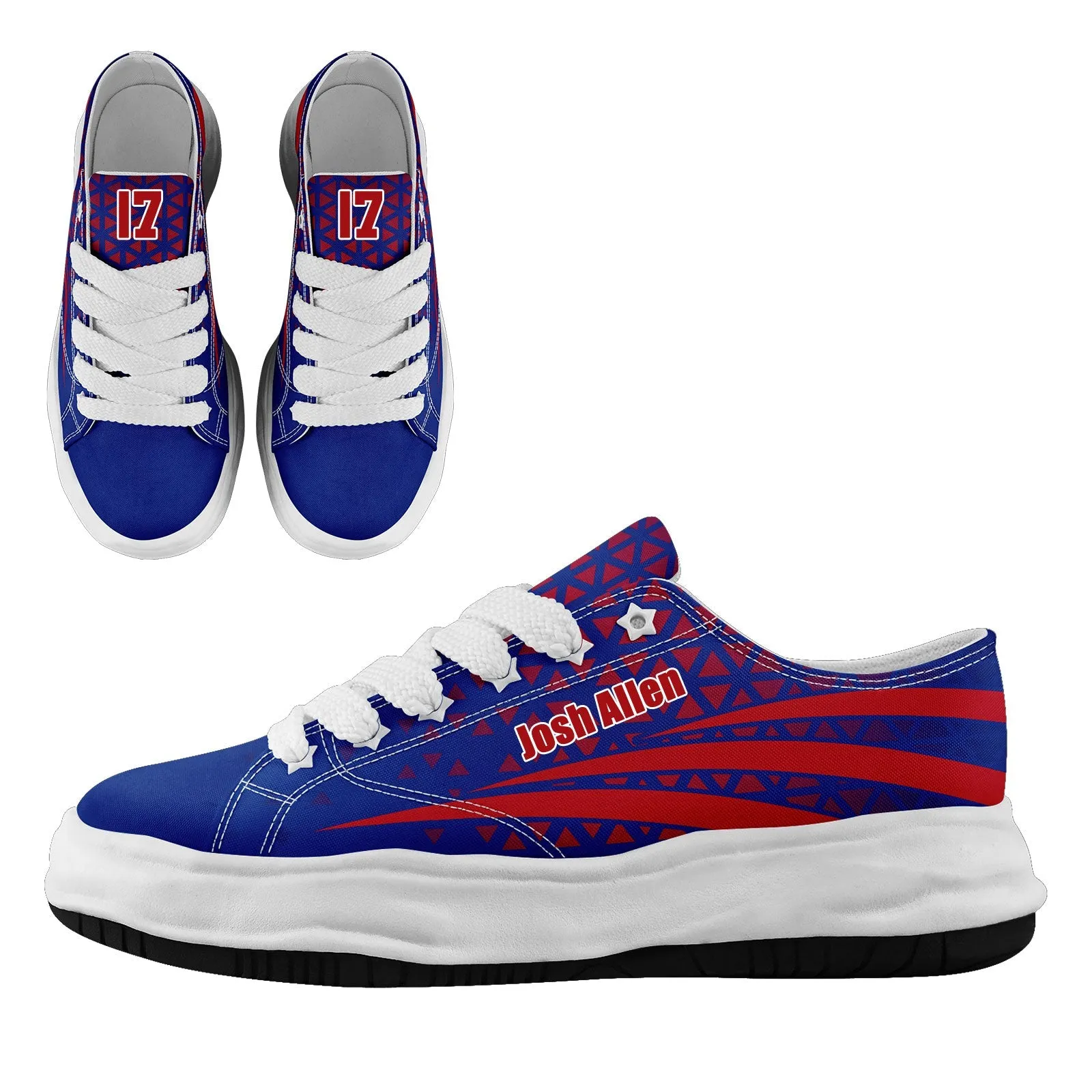 Custom Blue Red New York Shoes Personalized Sneaker FN038-D023003-4 Custom Online