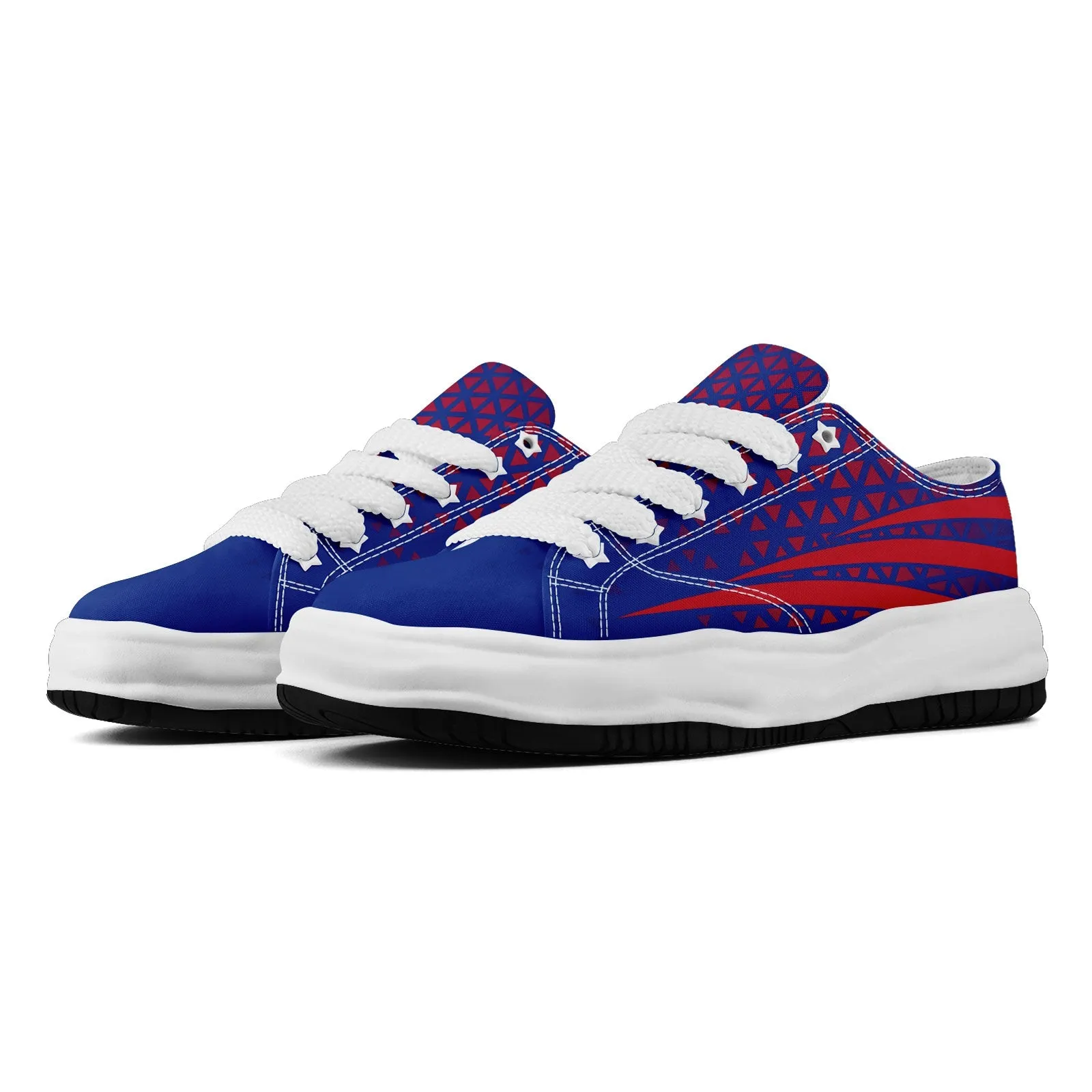 Custom Blue Red New York Shoes Personalized Sneaker FN038-D023003-4 Custom Online