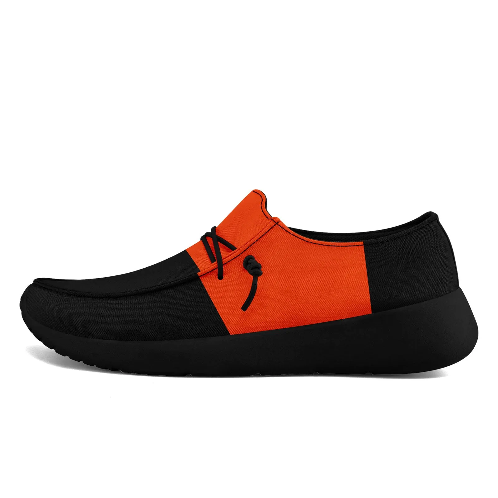 Custom Cincinnati Black Orange Shoes Personalized Sneaker FN018-D020278-6