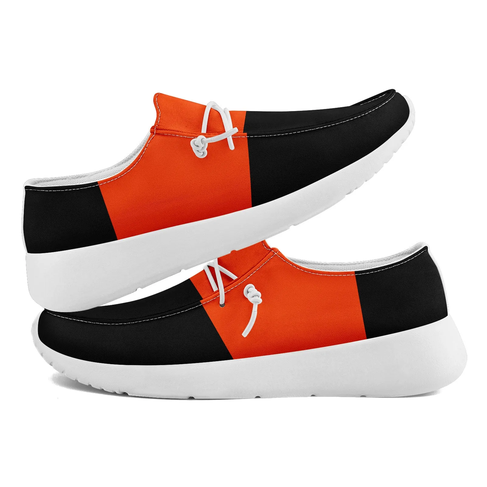 Custom Cincinnati Black Orange Shoes Personalized Sneaker FN018-D020278-6