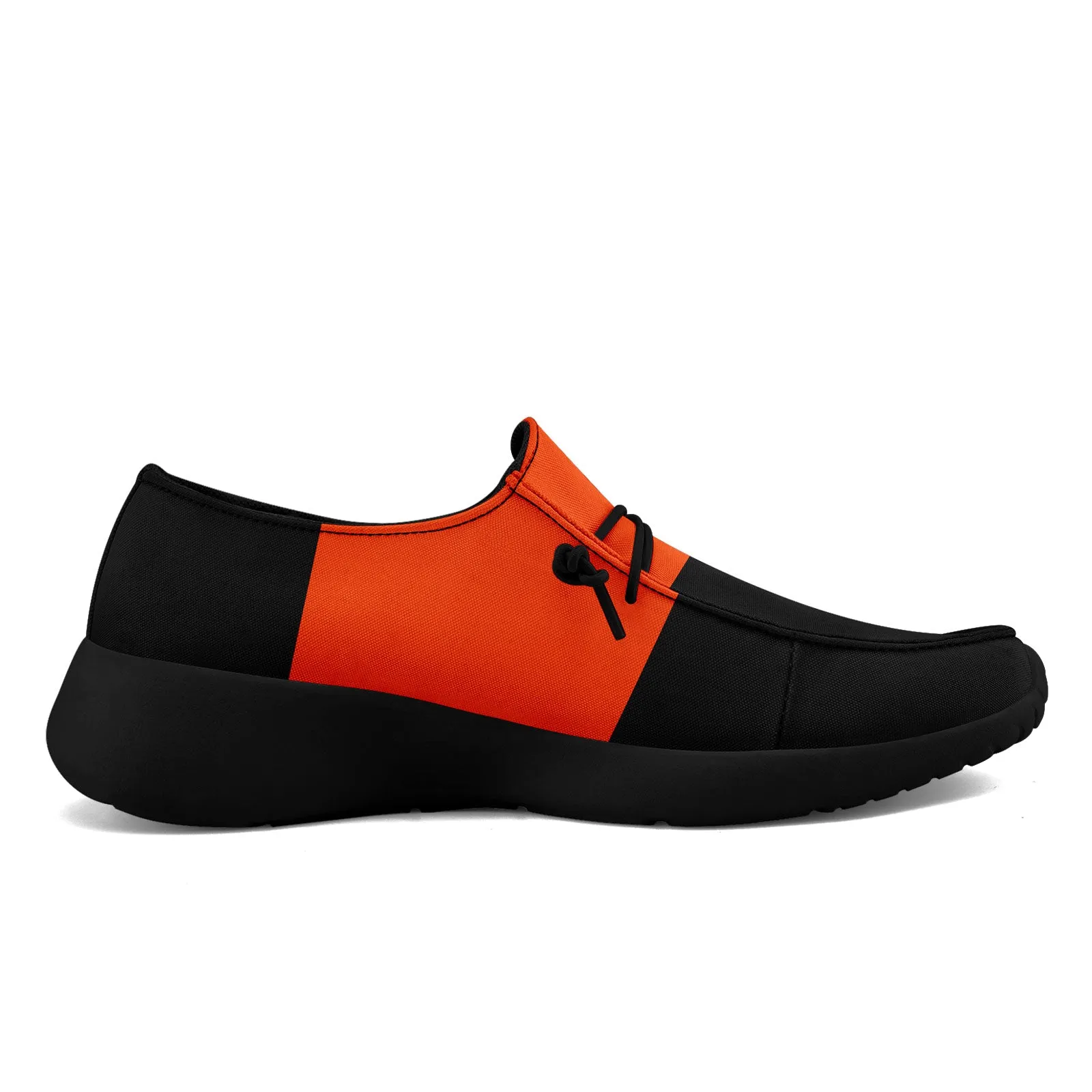 Custom Cincinnati Black Orange Shoes Personalized Sneaker FN018-D020278-6