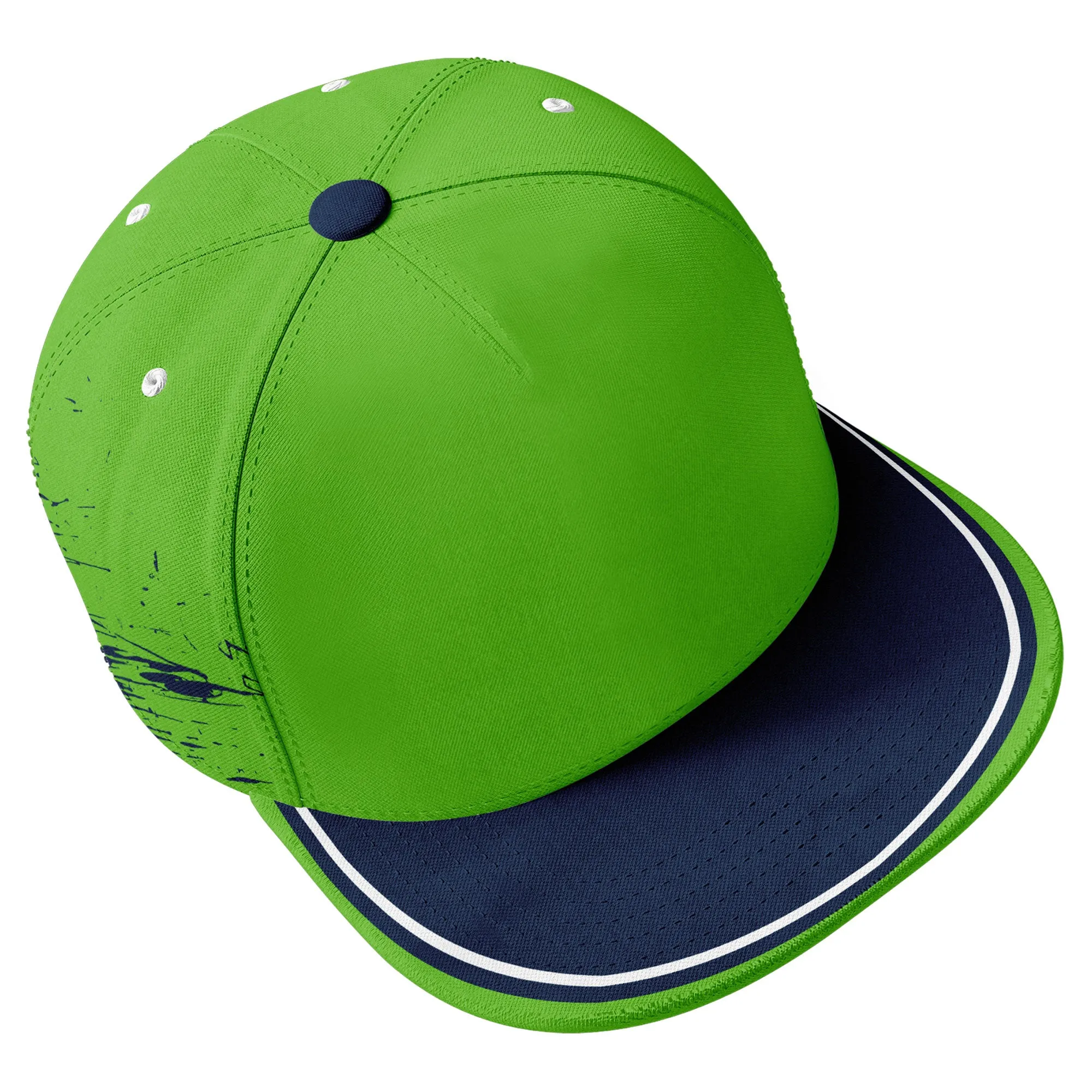 Custom Green Blue Seattle Football Jersey and Hat Combo Offer Personalized Combo ZH-D020326-27