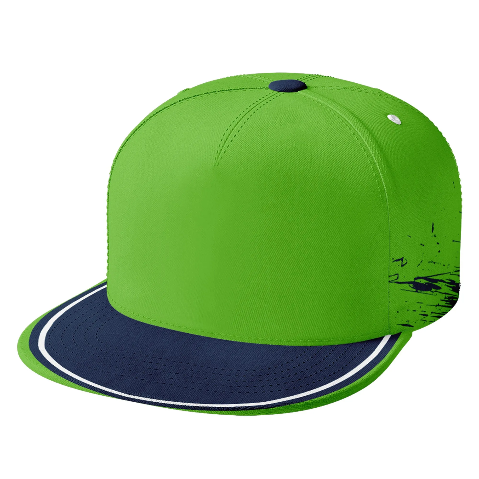 Custom Green Blue Seattle Football Jersey and Hat Combo Offer Personalized Combo ZH-D020326-27