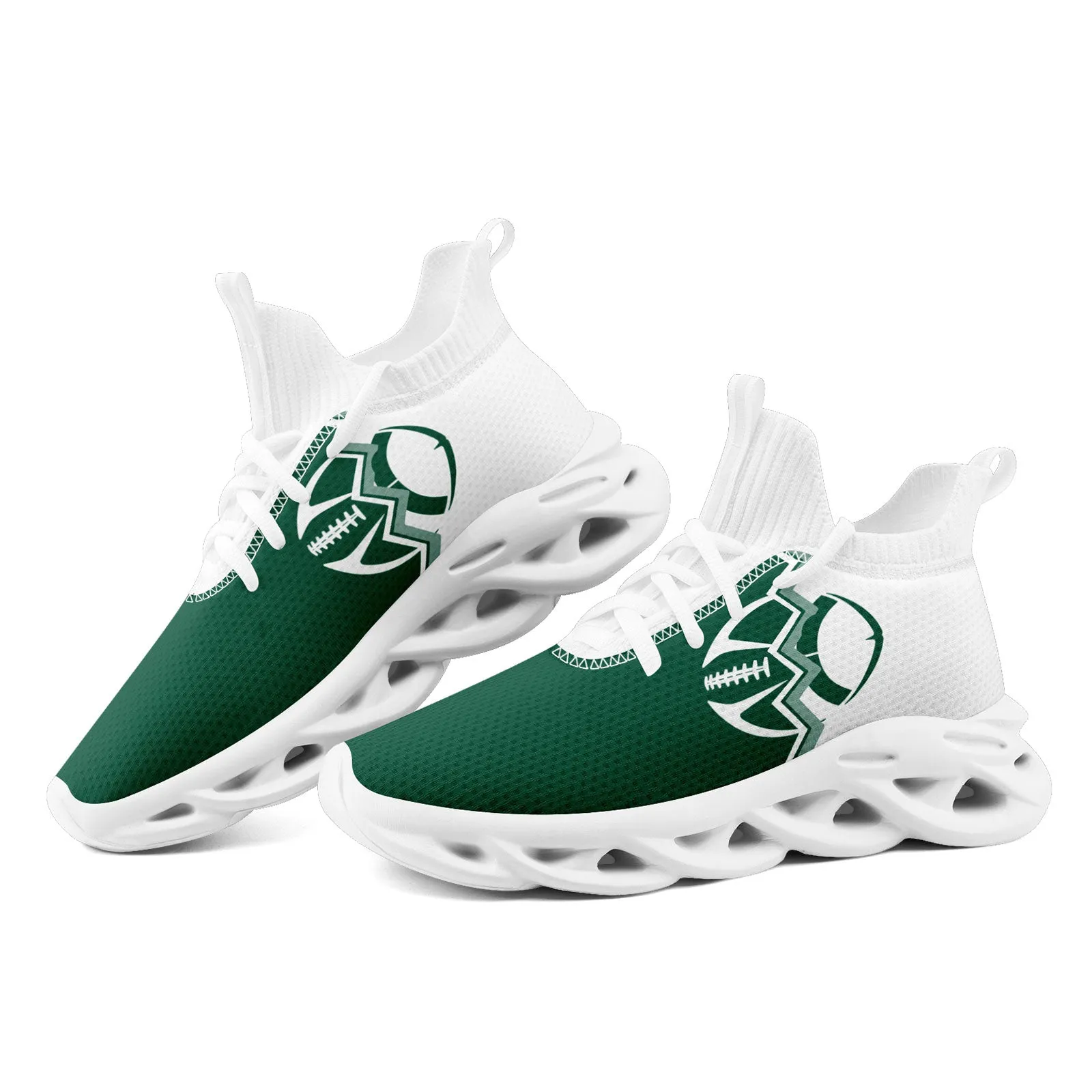 Custom Green White New York Maxsoul Shoes Personalized Sneaker FN030A-D028017-30