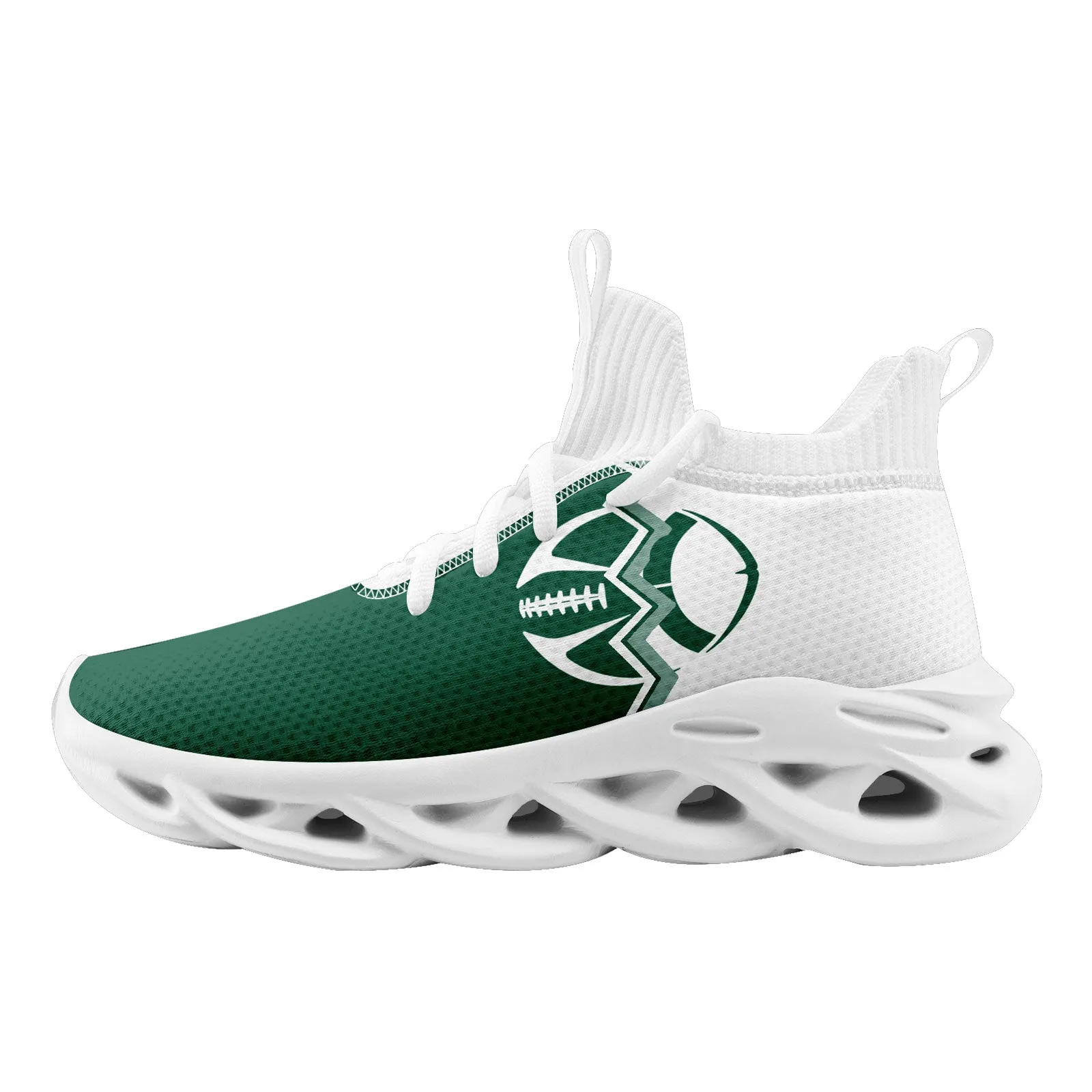 Custom Green White New York Maxsoul Shoes Personalized Sneaker FN030A-D028017-30