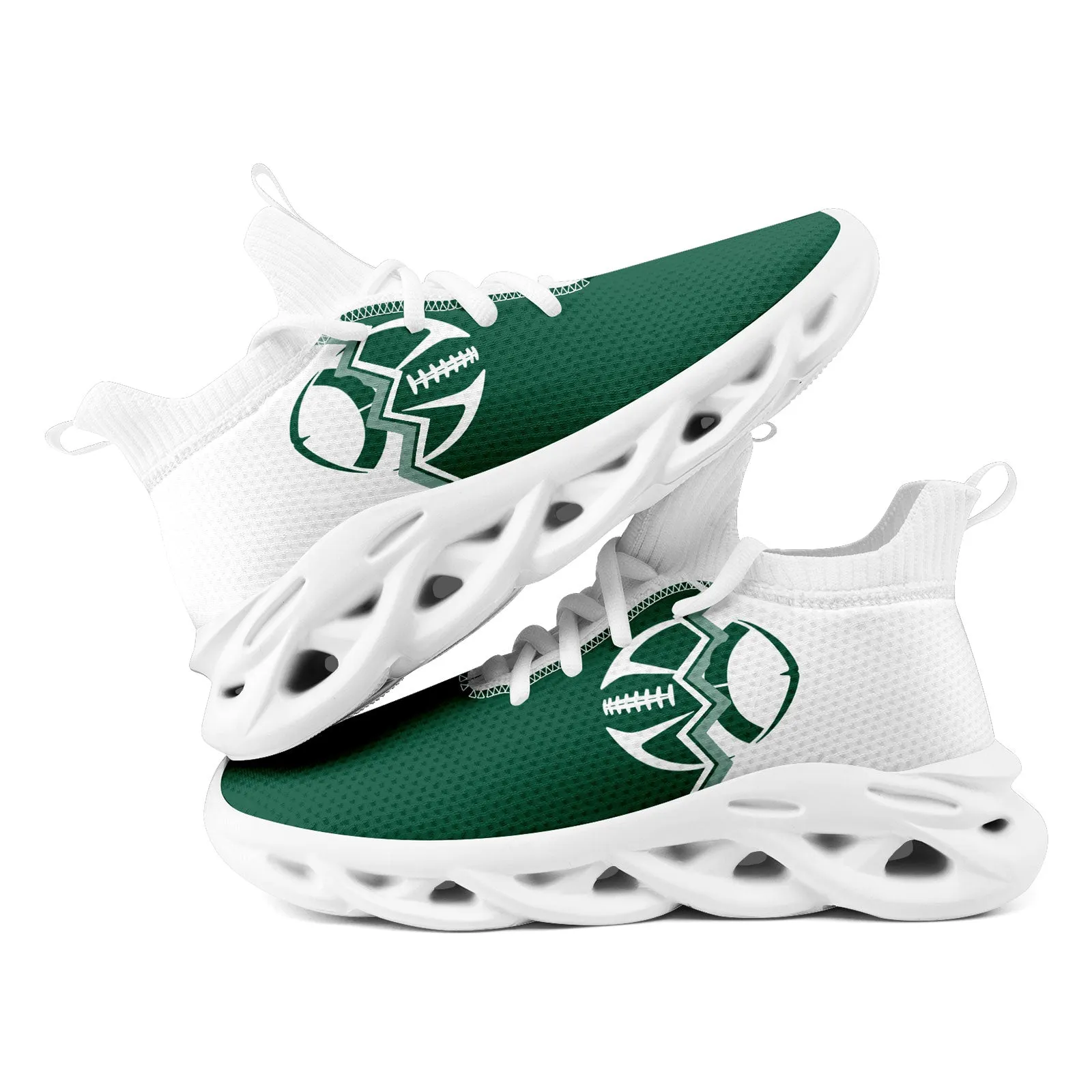 Custom Green White New York Maxsoul Shoes Personalized Sneaker FN030A-D028017-30