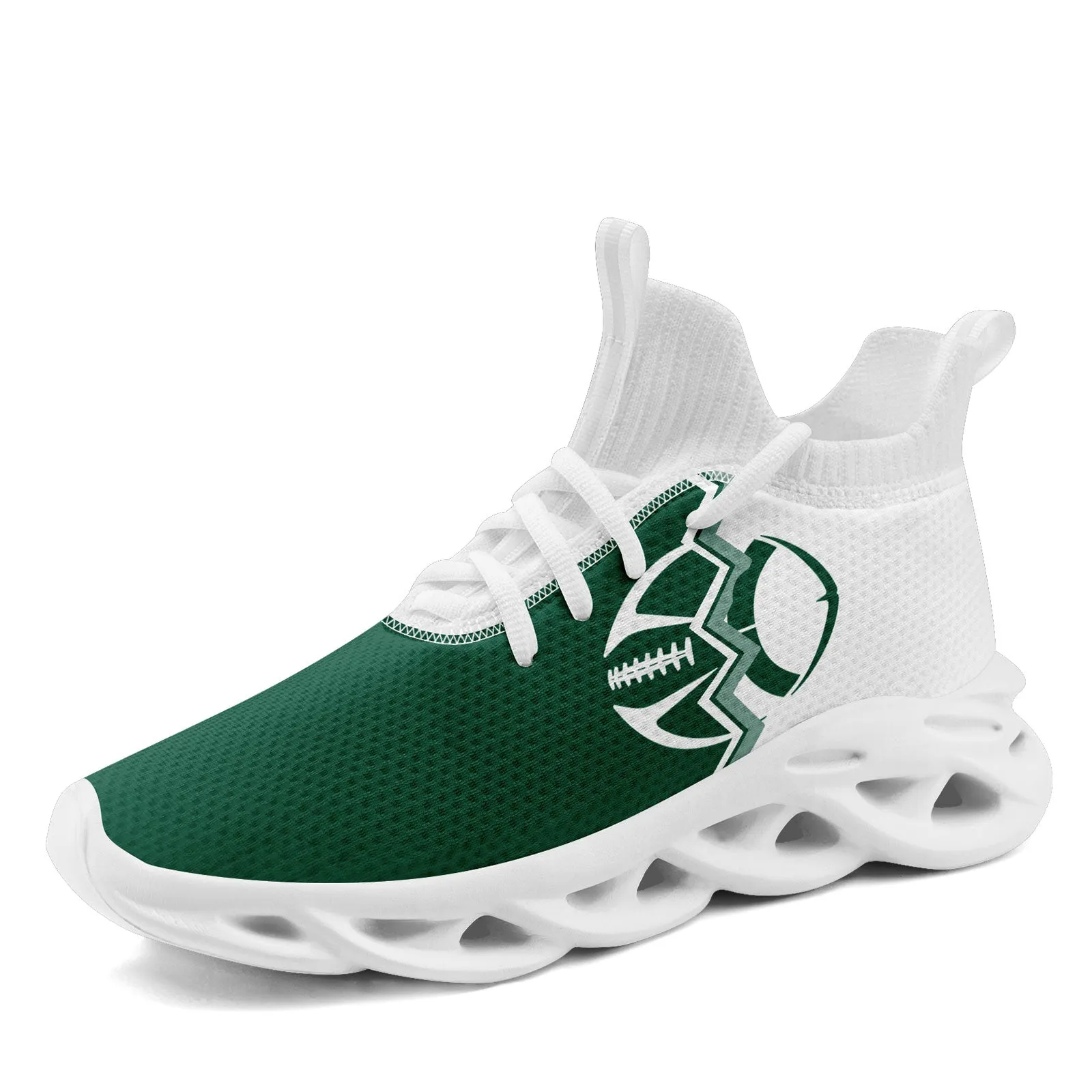 Custom Green White New York Maxsoul Shoes Personalized Sneaker FN030A-D028017-30