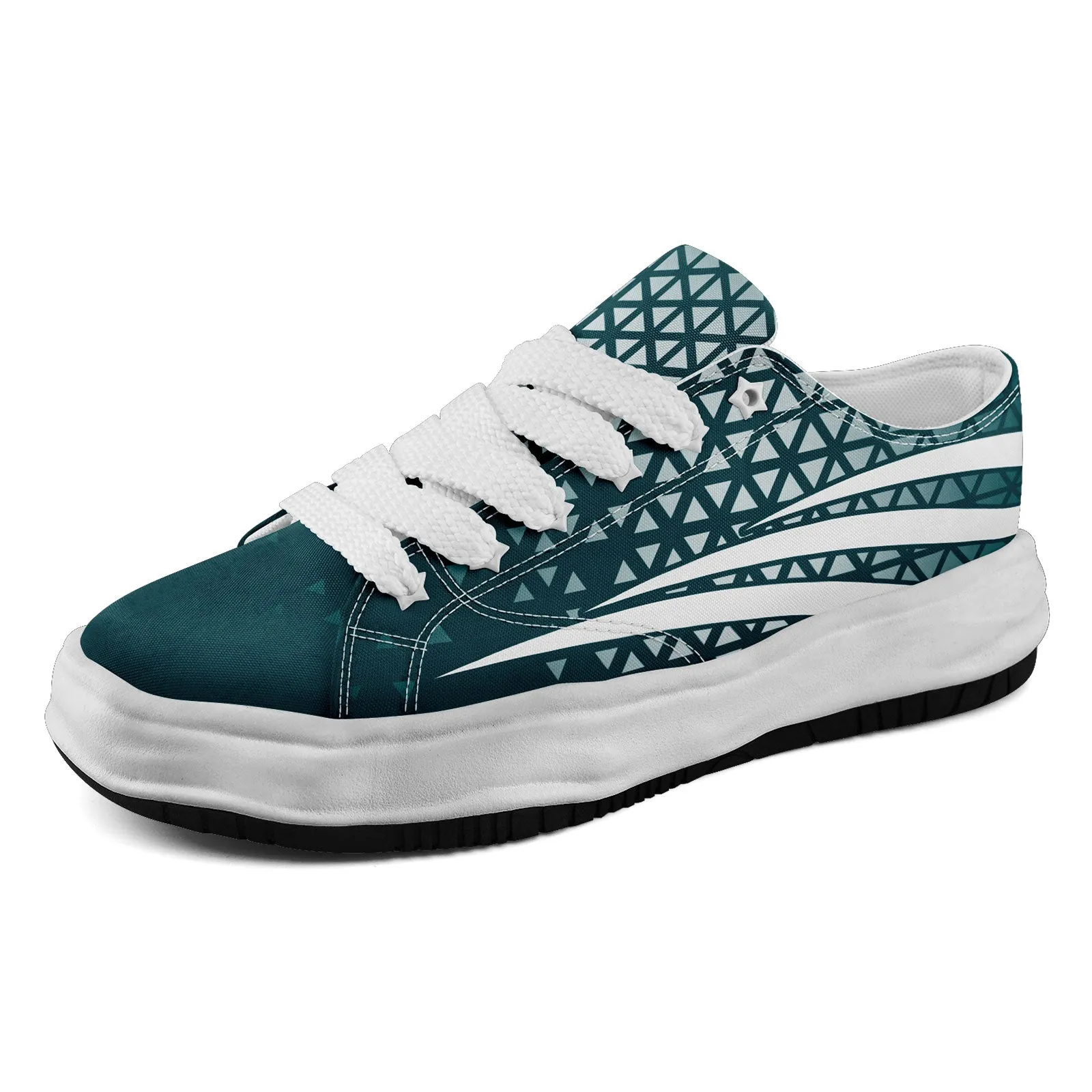 Custom Green White Pennsylvania Shoes Personalized Sneaker FN038-D023003-23