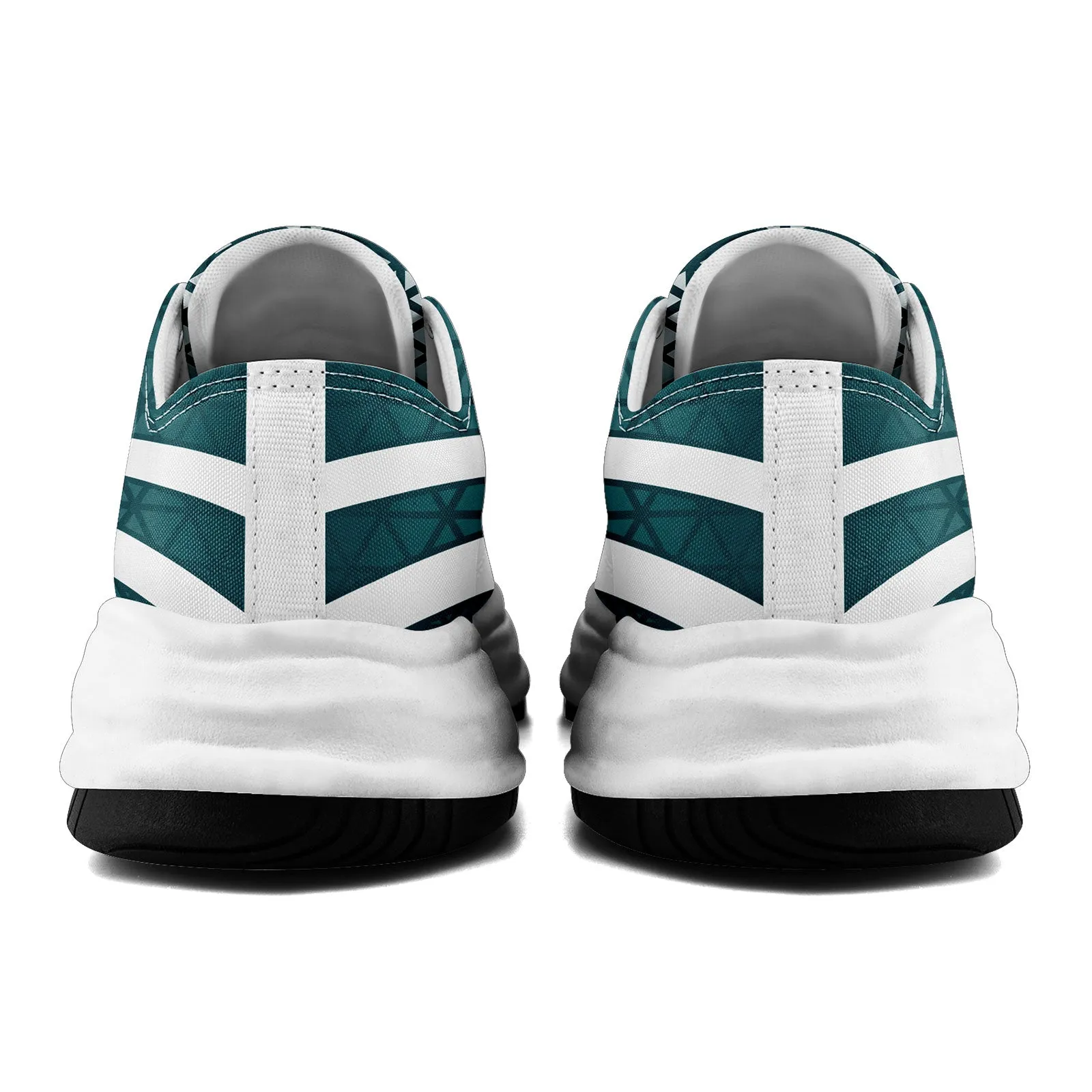 Custom Green White Pennsylvania Shoes Personalized Sneaker FN038-D023003-23