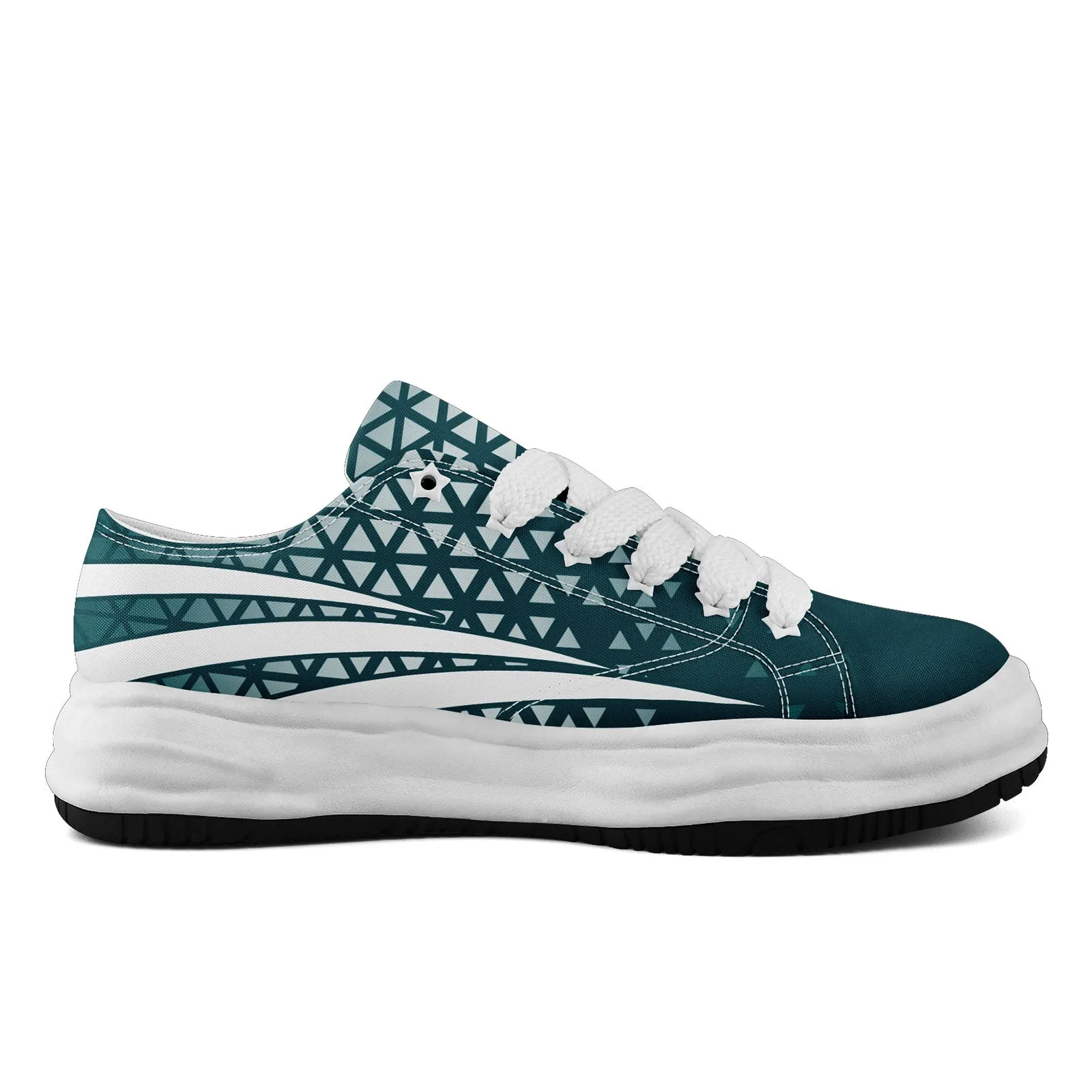 Custom Green White Pennsylvania Shoes Personalized Sneaker FN038-D023003-23