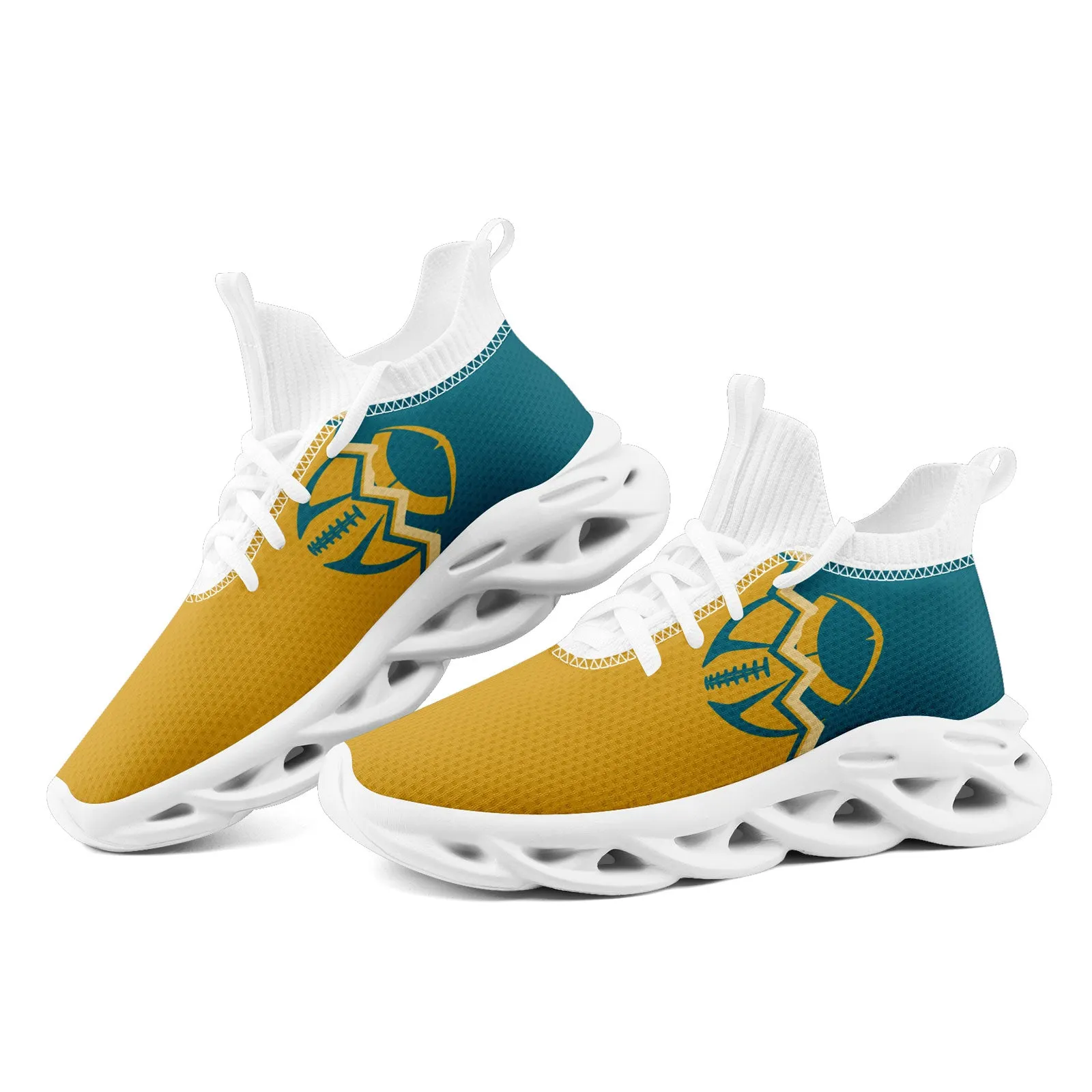 Custom Green Yellow Florida MaxSoul Shoes and Hat Combo Offer Personalized Combo ZH-D028017-24