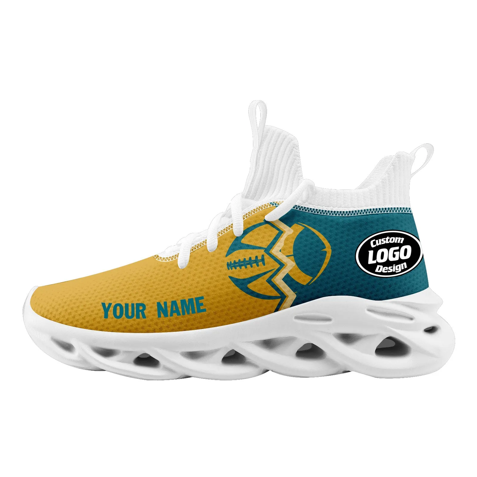 Custom Green Yellow Florida MaxSoul Shoes and Hat Combo Offer Personalized Combo ZH-D028017-24