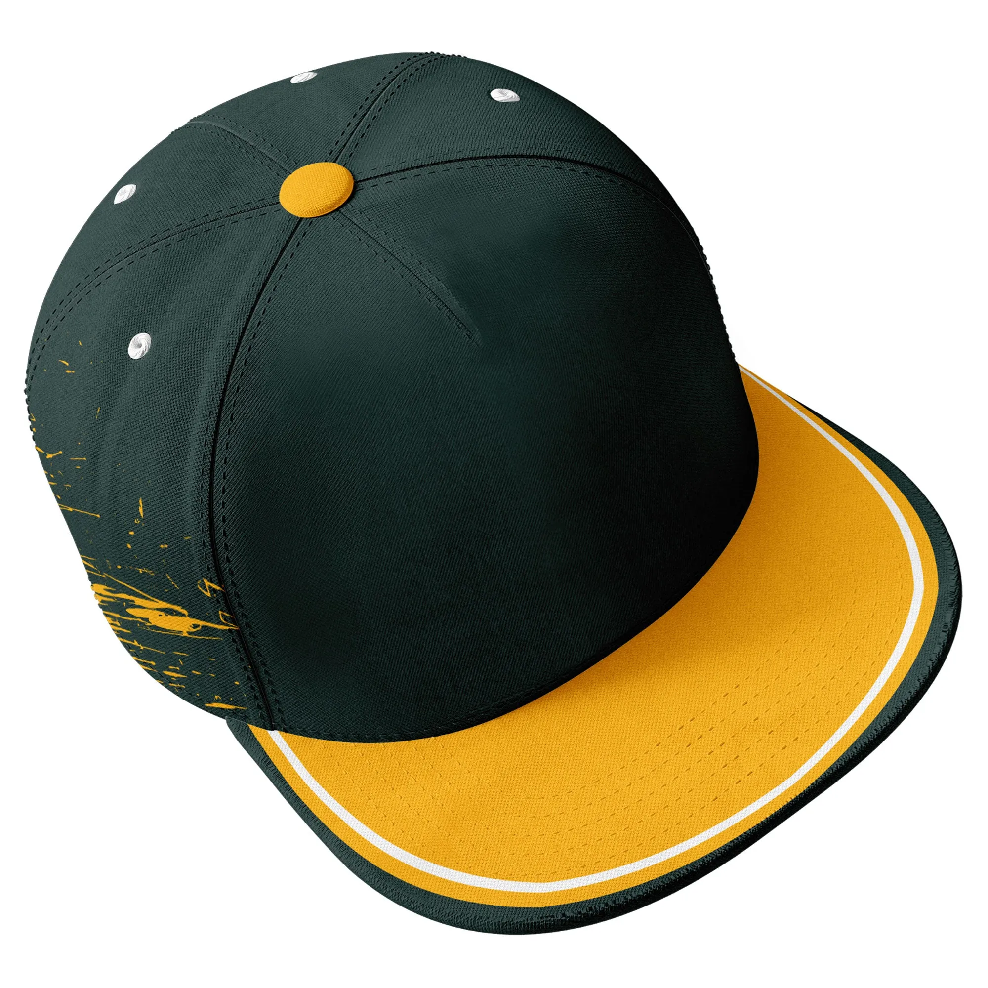 Custom Green Yellow Green Bay MaxSoul Shoes and Hat Combo Offer Personalized Combo ZH-D020264-13