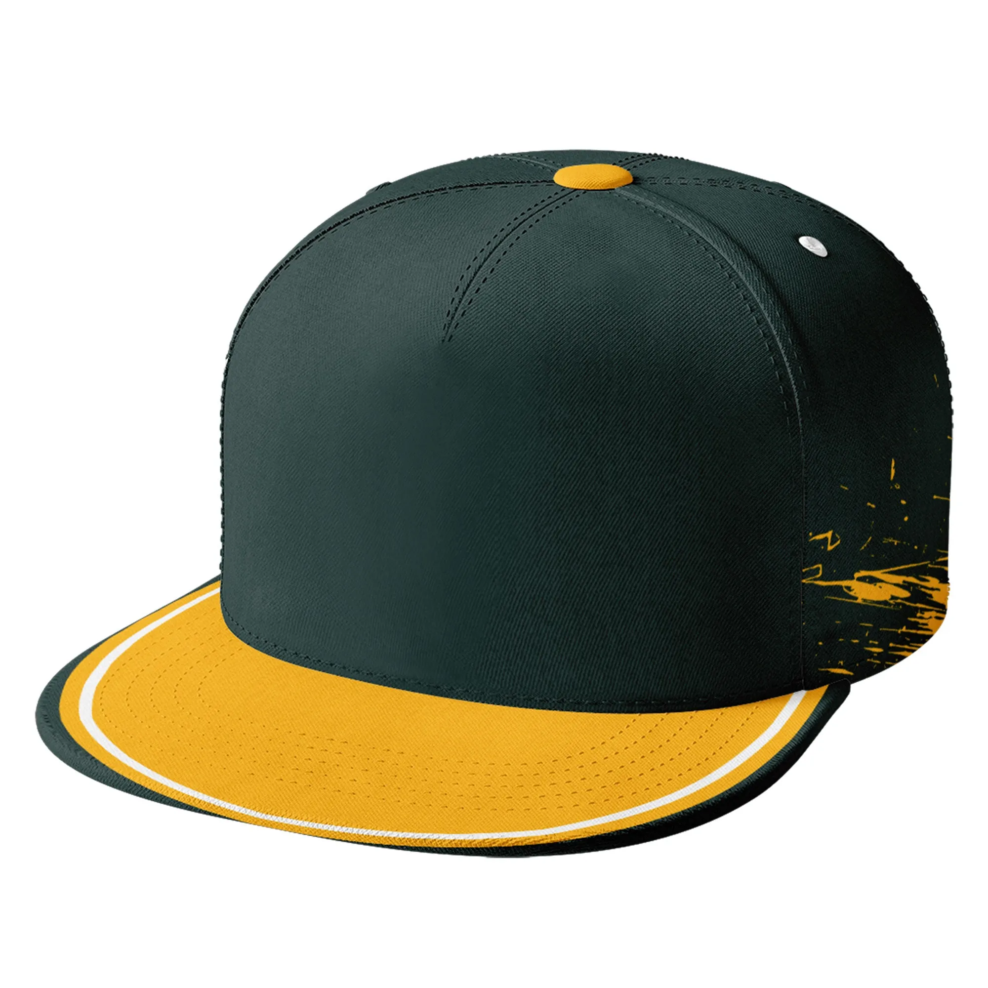 Custom Green Yellow Green Bay MaxSoul Shoes and Hat Combo Offer Personalized Combo ZH-D020264-13