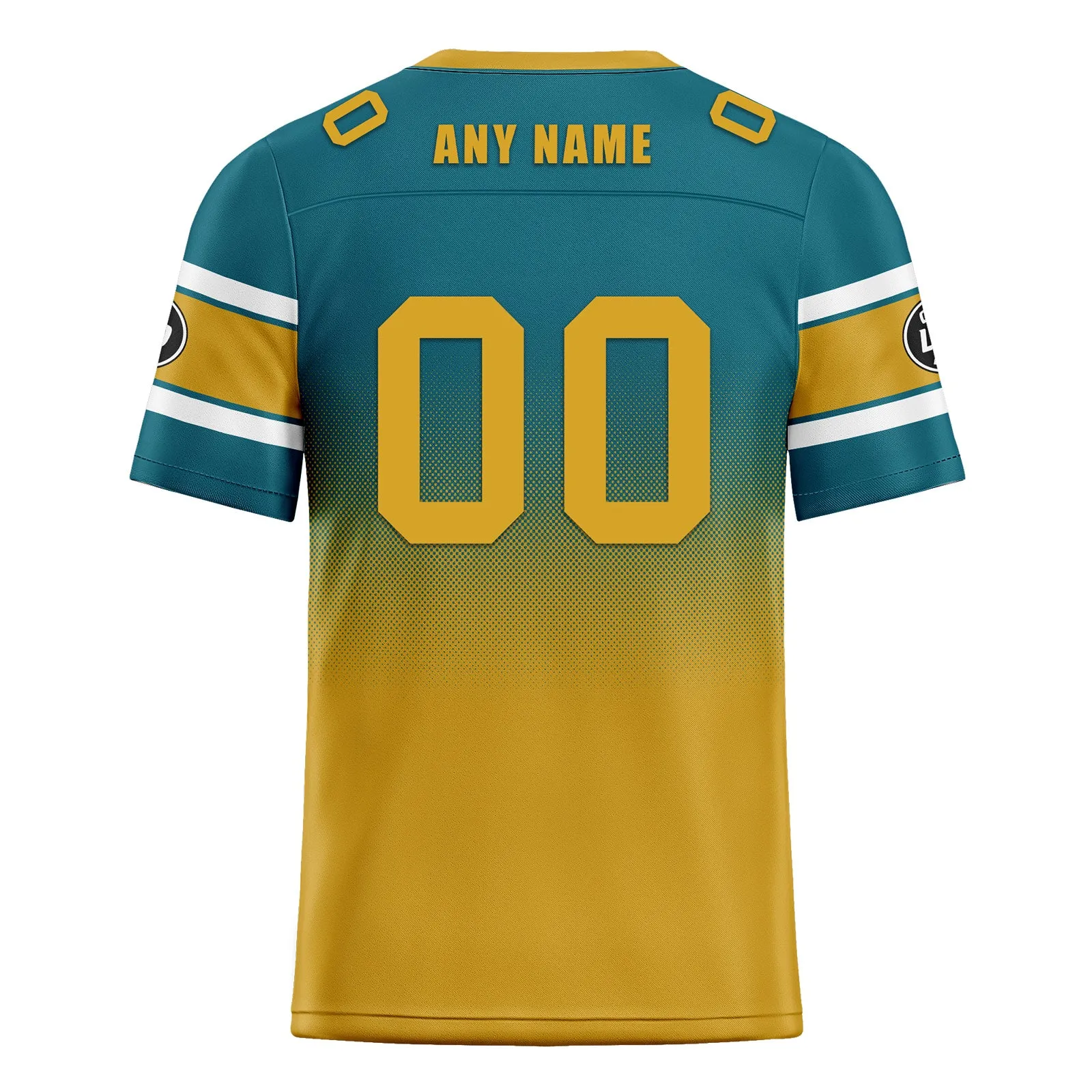 Custom Green Yellow Jacksonville Football Jersey and Hat Combo Offer Personalized Combo ZH-D020326-16