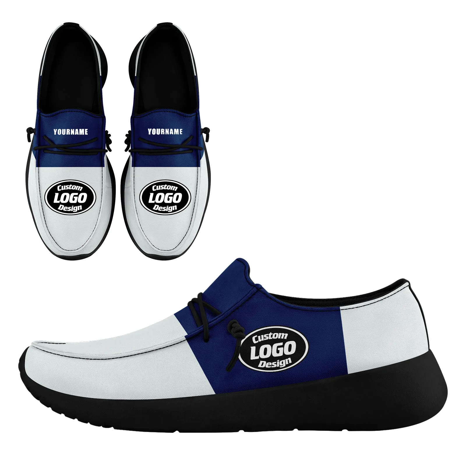 Custom Indianapolis White Blue Shoes Personalized Sneaker FN018-D020278-14