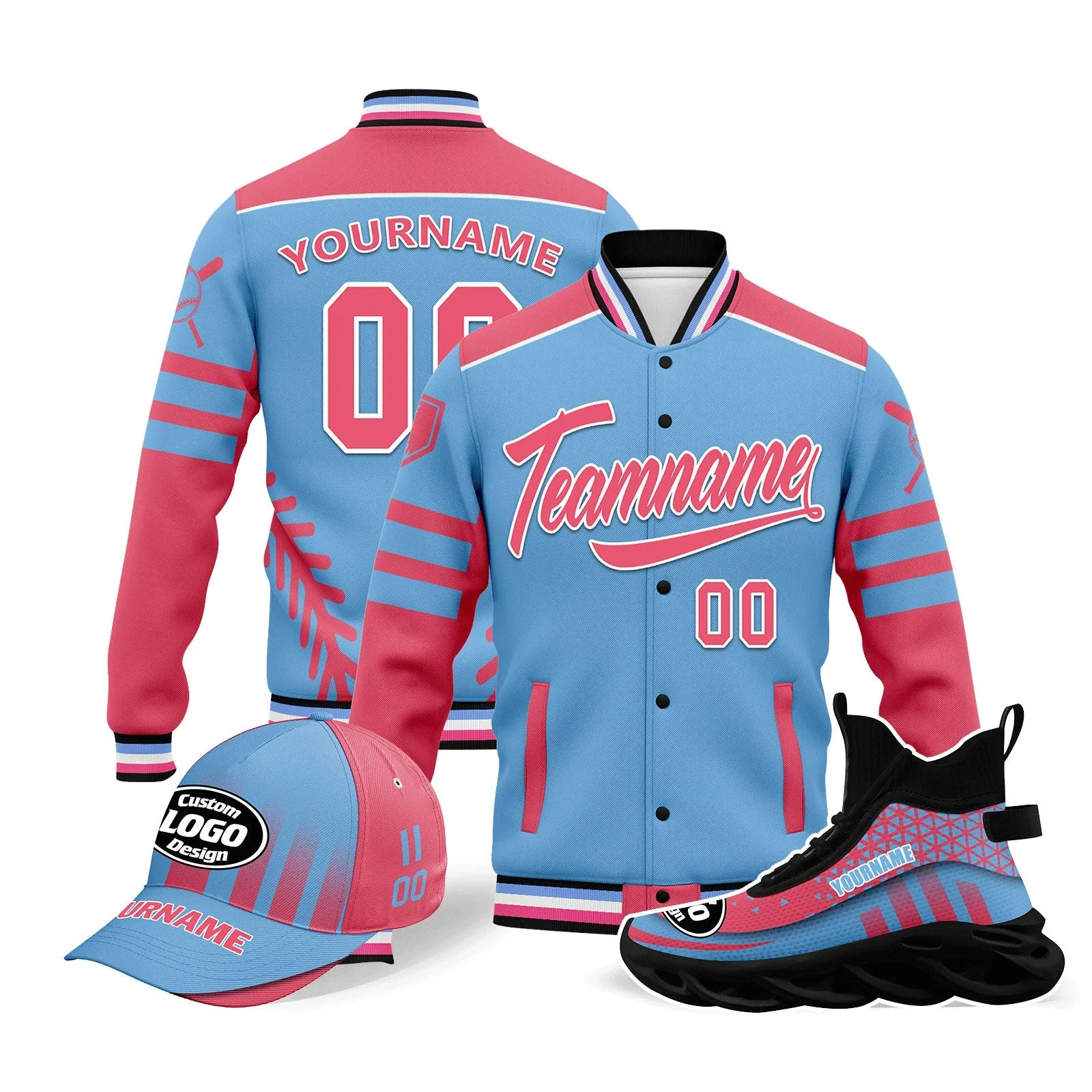 Custom Jacket MaxSoul Shoes and Hat Combo Offer Personalized Combo ZH-D023030-3