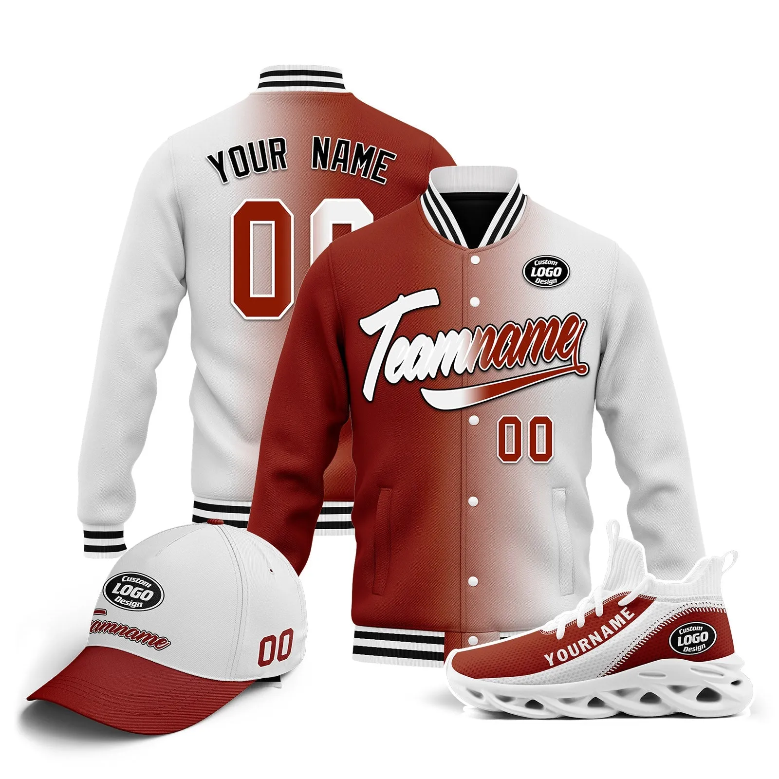 Custom Jacket MaxSoul Shoes and Hat Combo Offer Personalized Combo ZH-D028016-18