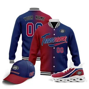 Custom Jacket MaxSoul Shoes and Hat Combo Offer Personalized Combo ZH-D028016-3