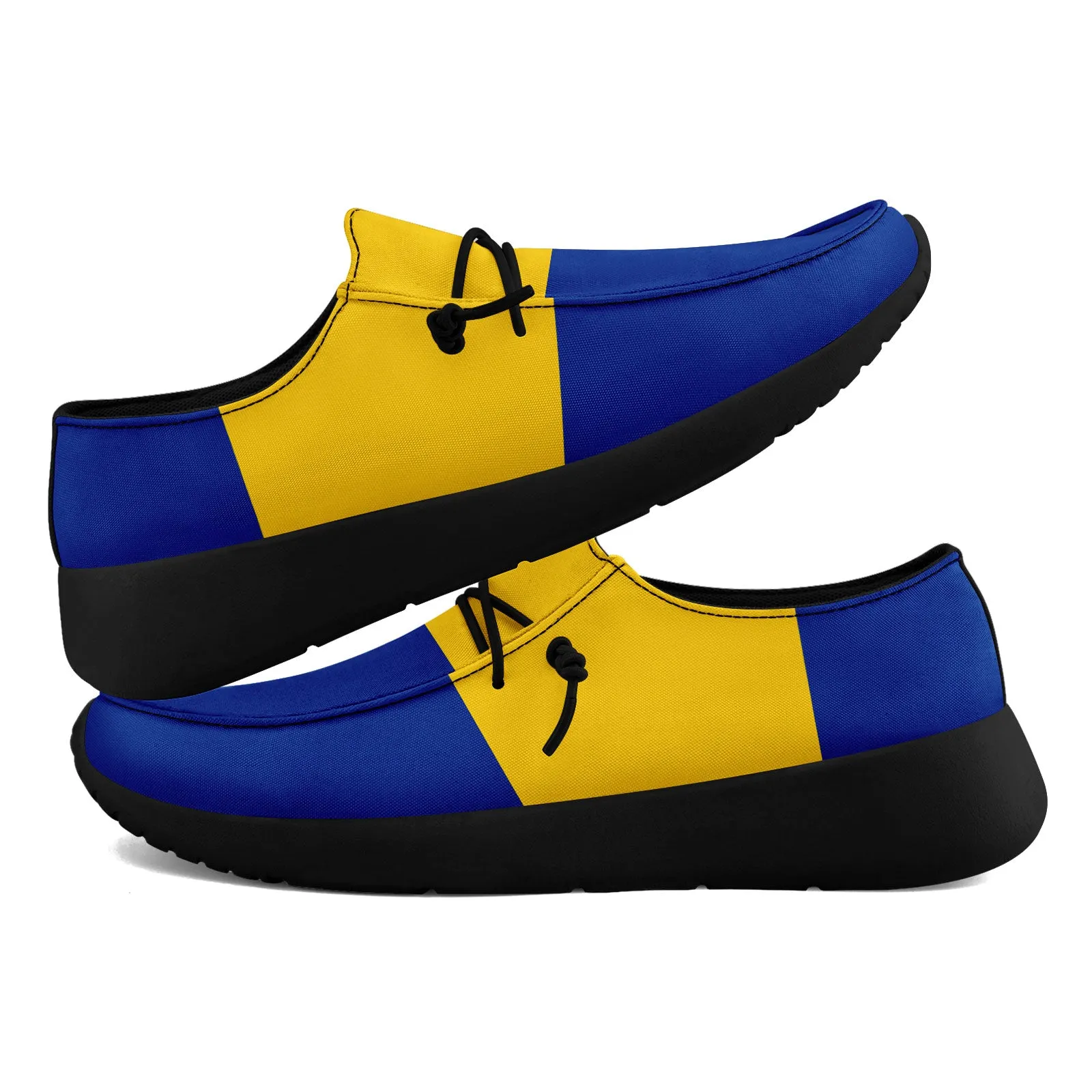 Custom Los Angeles Blue Yellow Shoes Personalized Sneaker FN018-D020278-15