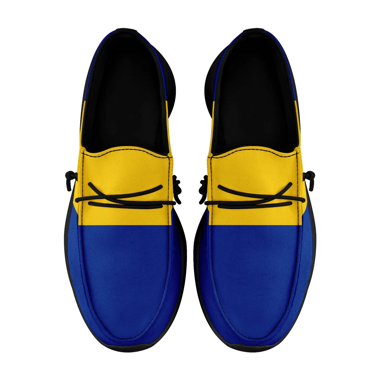 Custom Los Angeles Blue Yellow Shoes Personalized Sneaker FN018-D020278-15