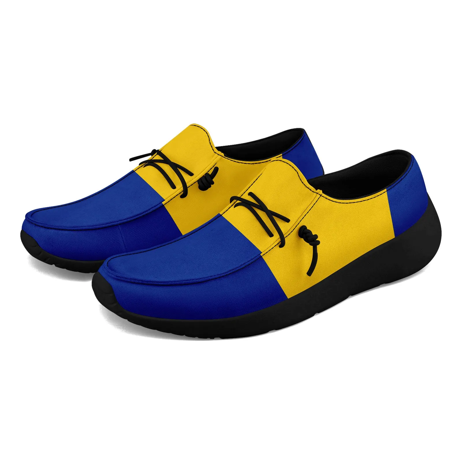 Custom Los Angeles Blue Yellow Shoes Personalized Sneaker FN018-D020278-15