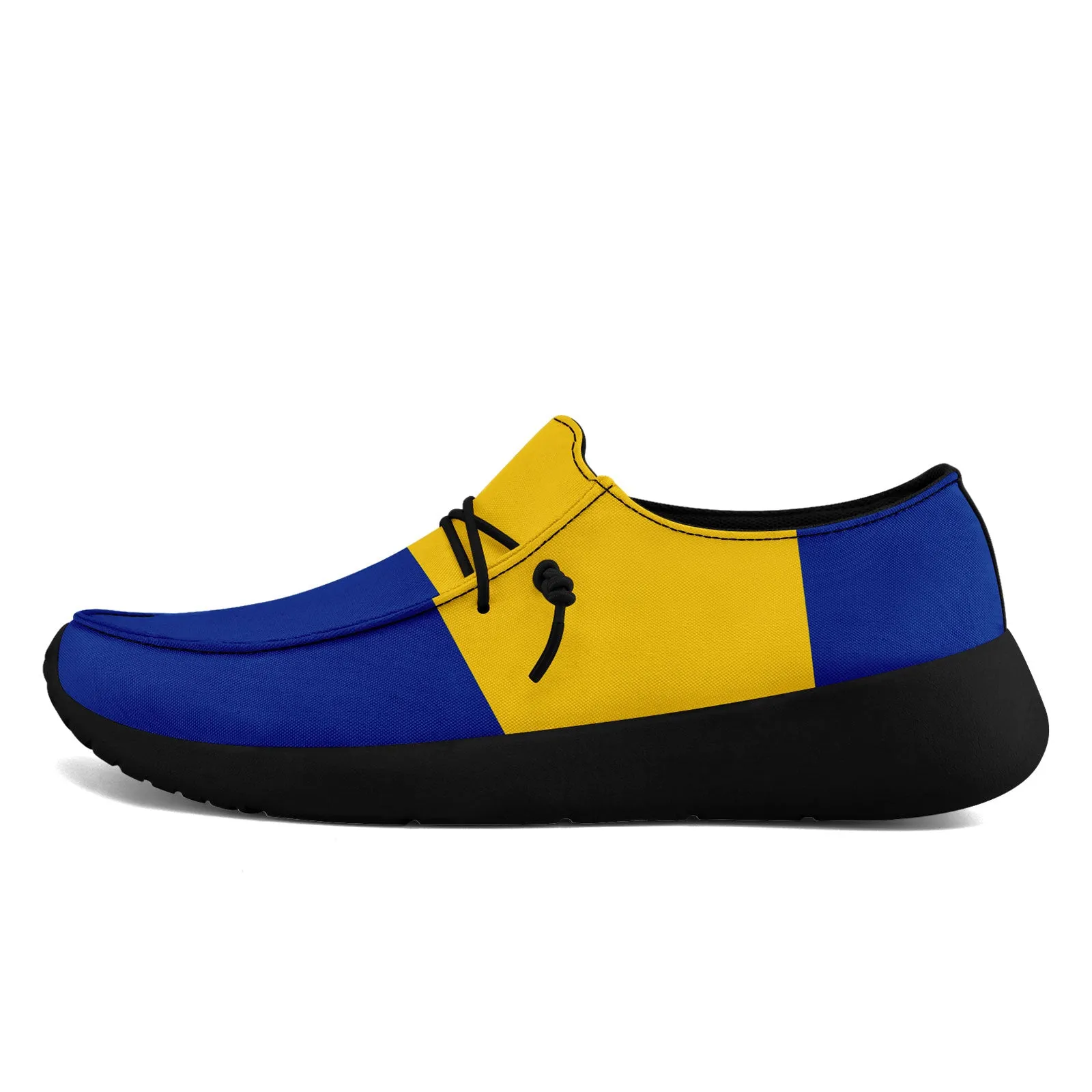 Custom Los Angeles Blue Yellow Shoes Personalized Sneaker FN018-D020278-15